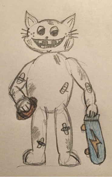 hand-drawn Cat Small 1