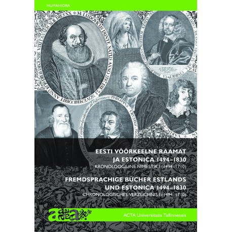 Eesti võõrkeelne raamat ja Estonica 1494–1830 I–III