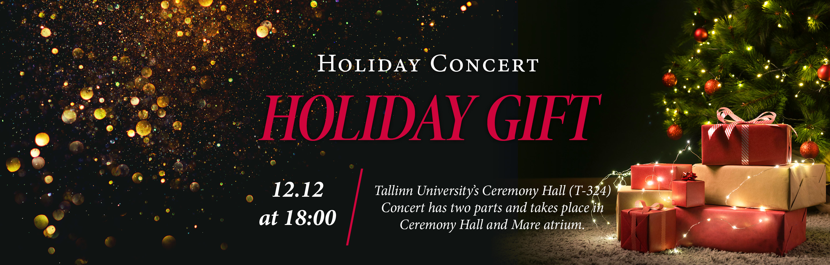Holiday concert poster