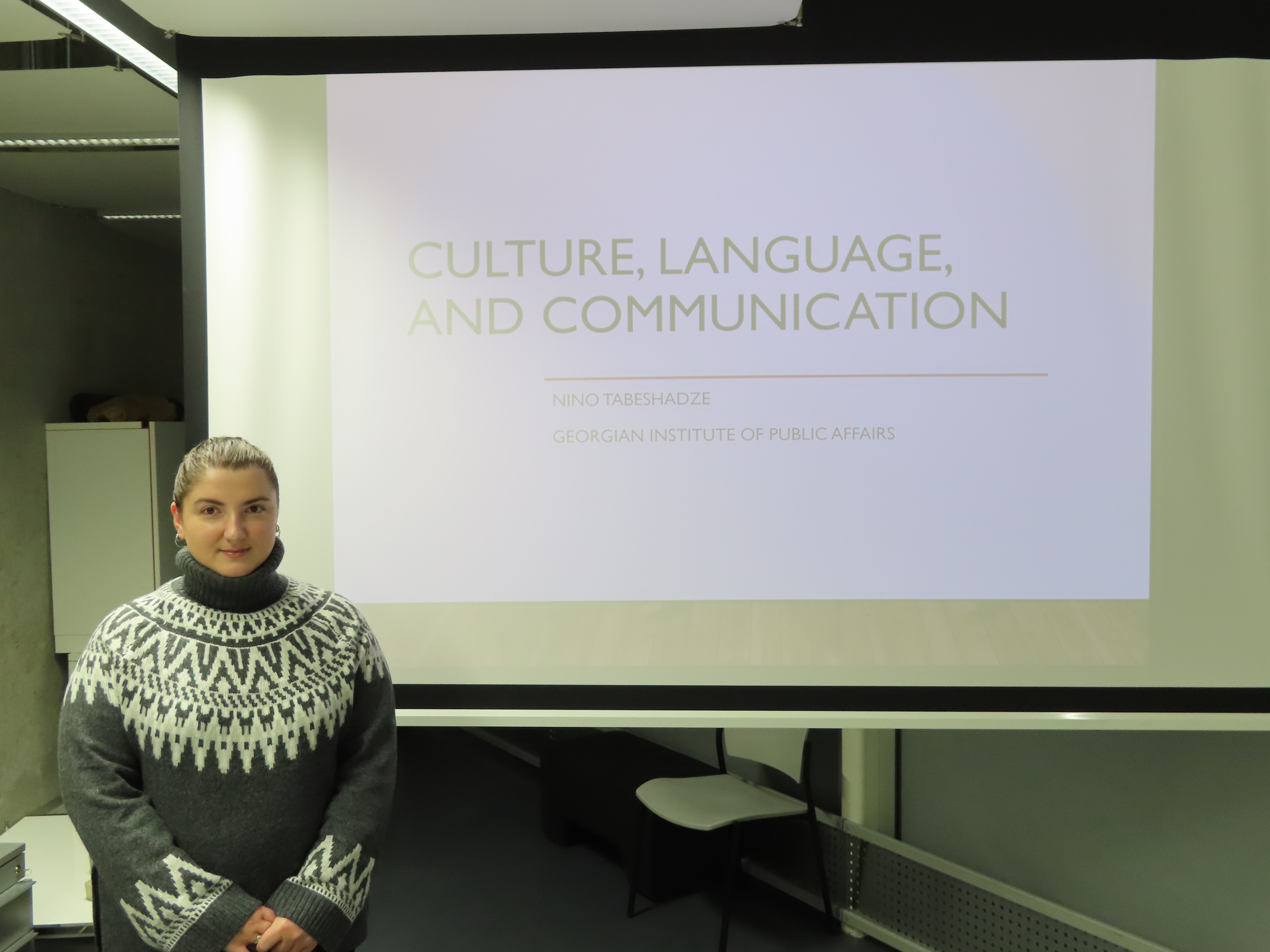 Nino Tabeshadze at Tallinn University