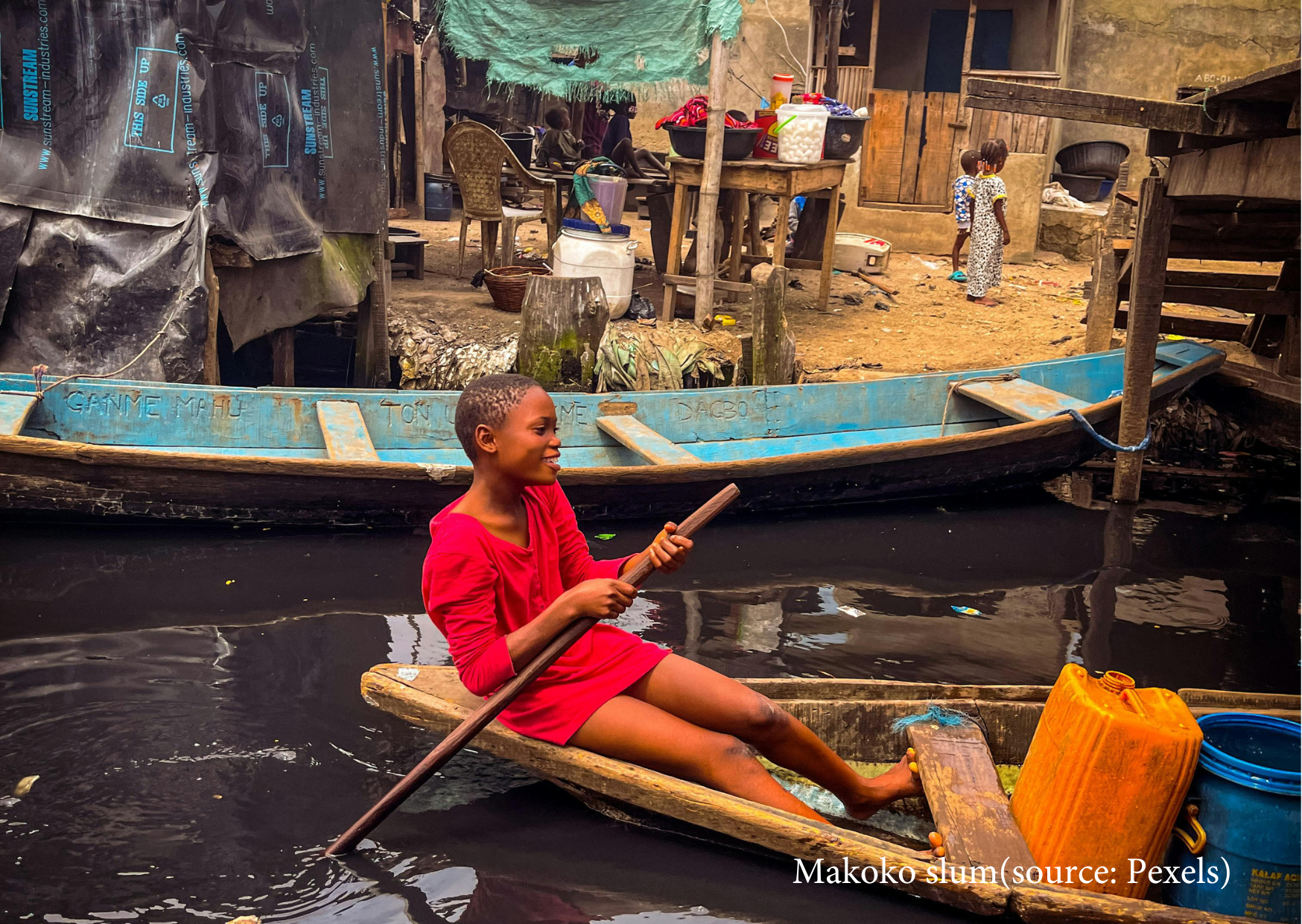 Makoko slum (source: Pexels)