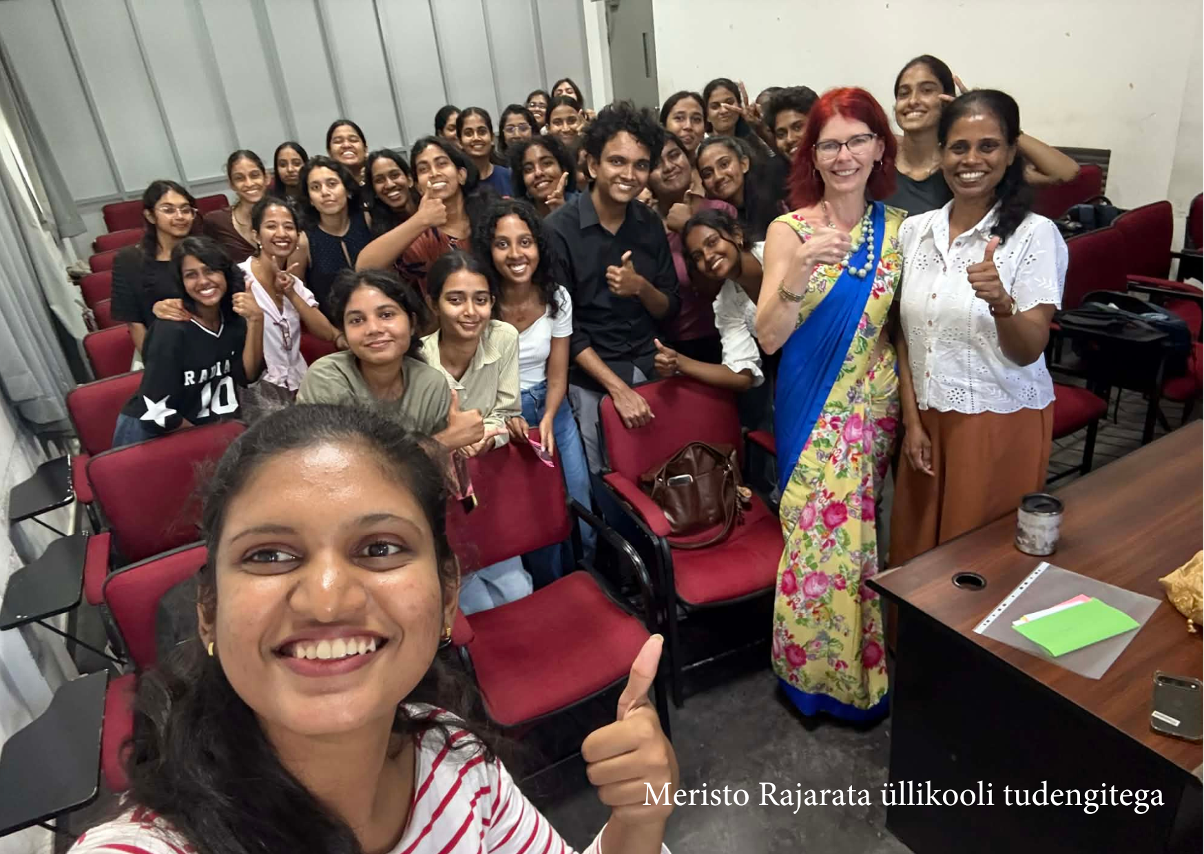 Meristo Rajarata ülikooli tudengitega