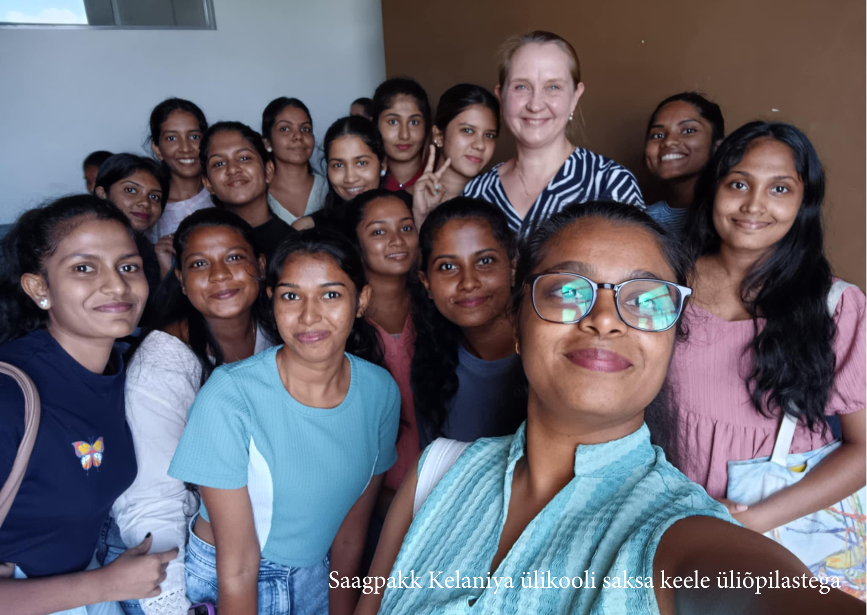 Saagpakk Rajarata ülikooli saksa keele üliõpilastega