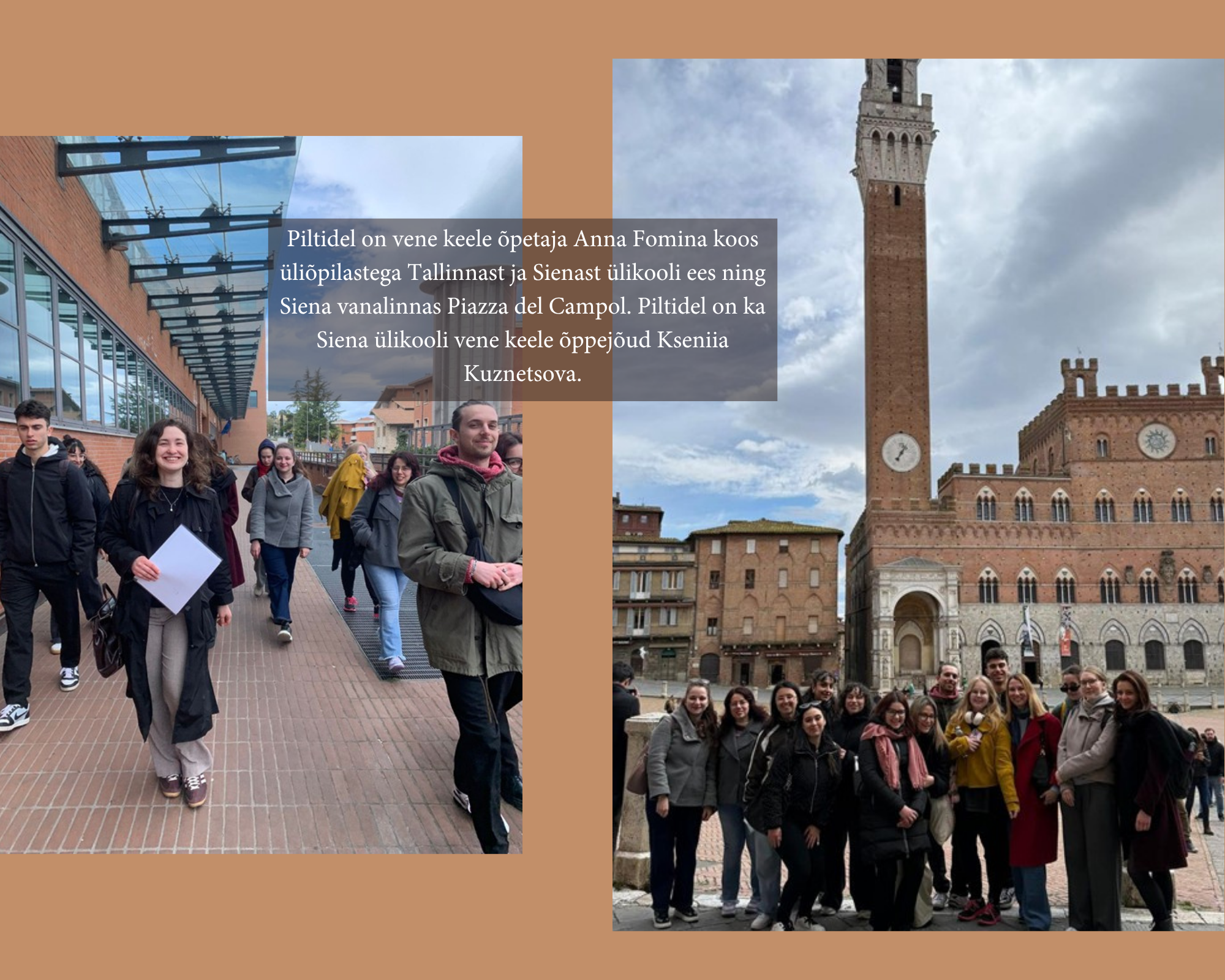 Tallinna ja Siena vene keele tudengid