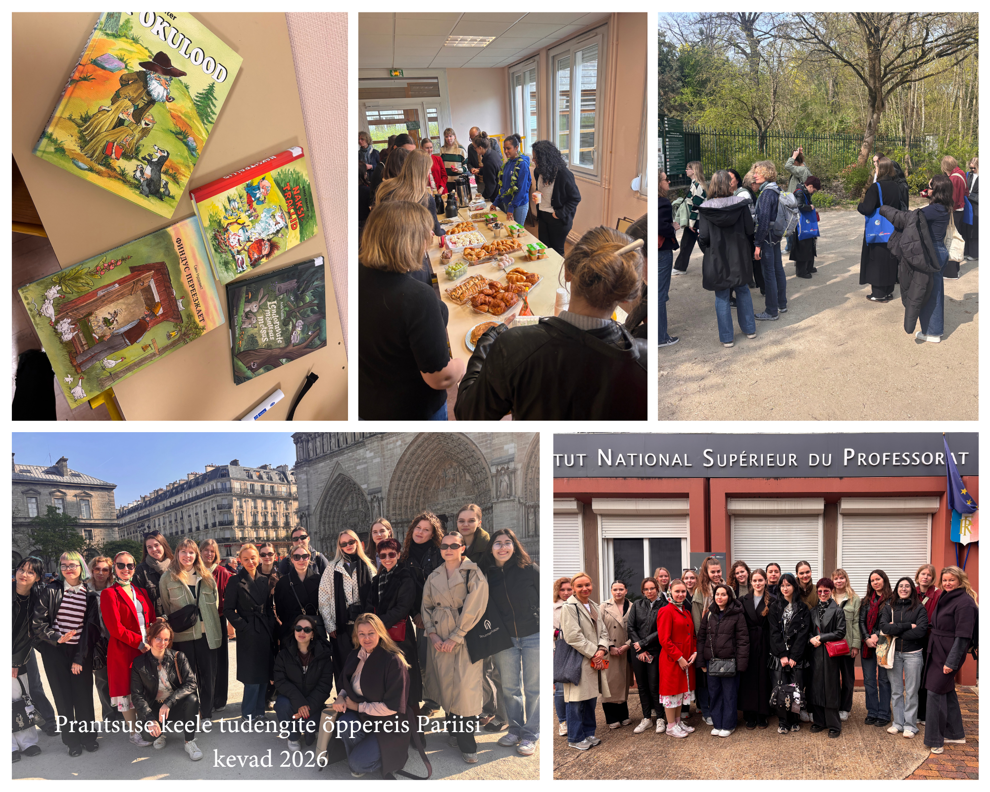 Prantsuse keele tudengite õppereis Pariisi kevad 2026