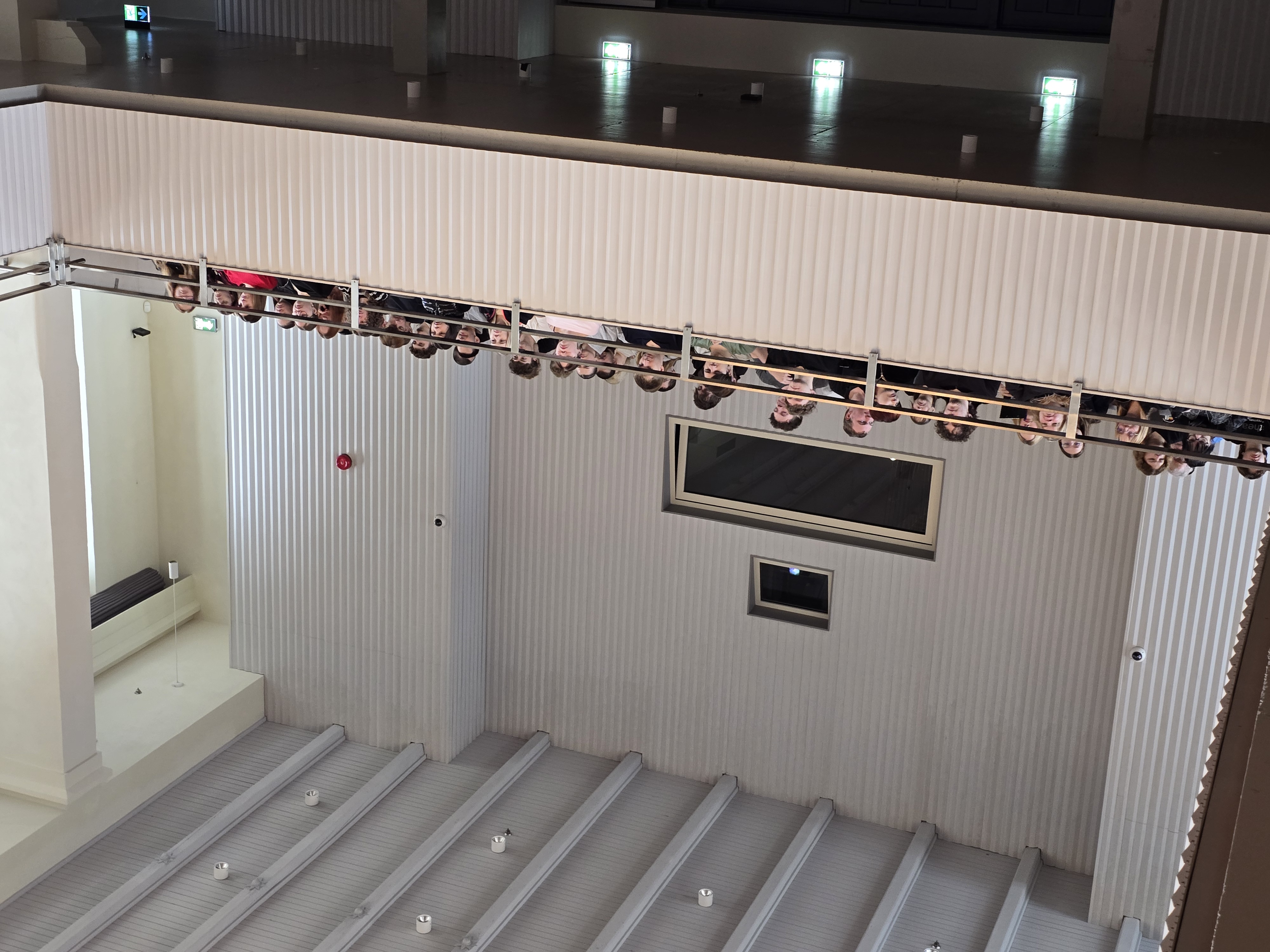 Õpilased rõdul 