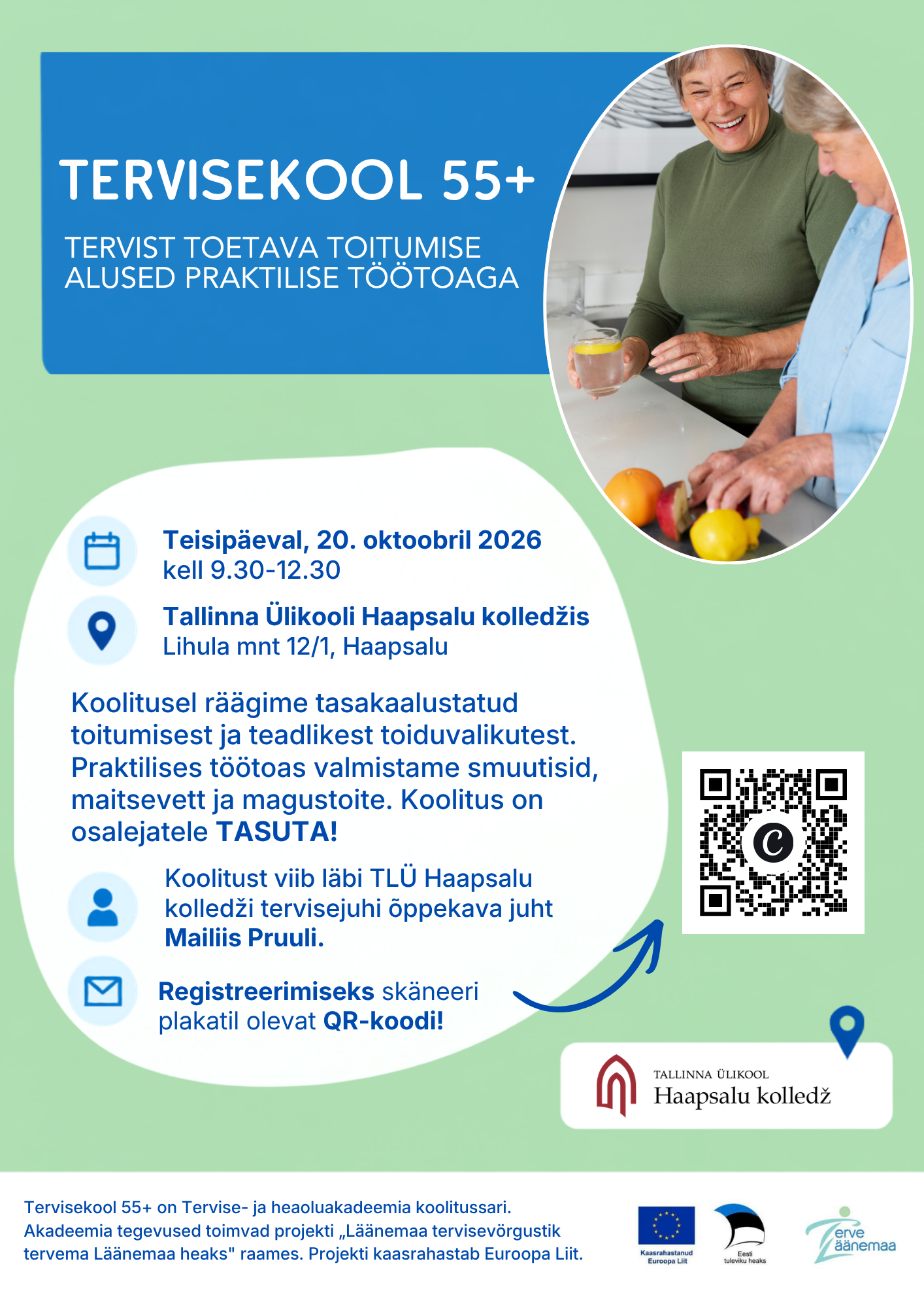 Tervisekool 55+ poster