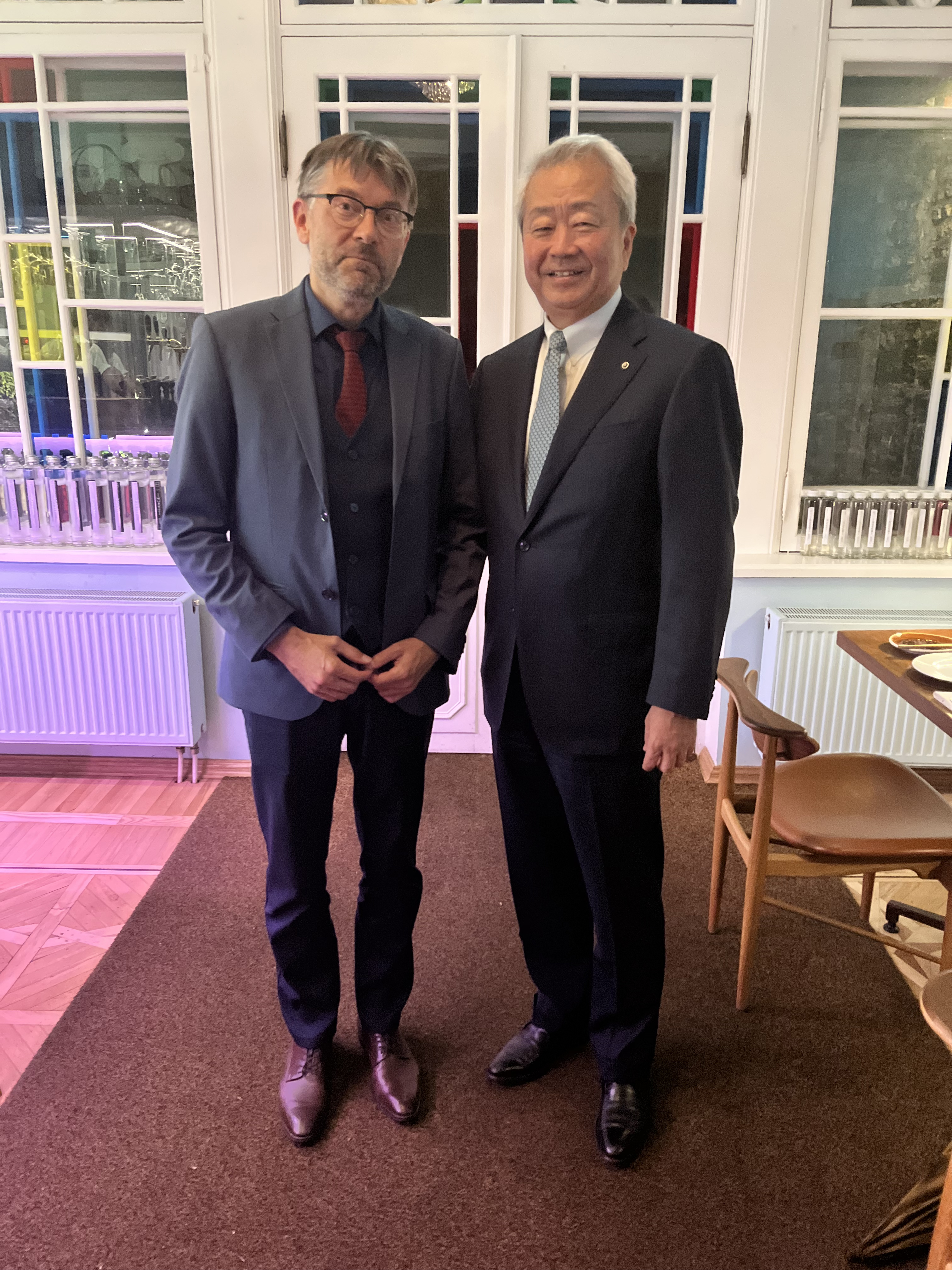 Fotol Tõnu Viik ja Jun Sawada