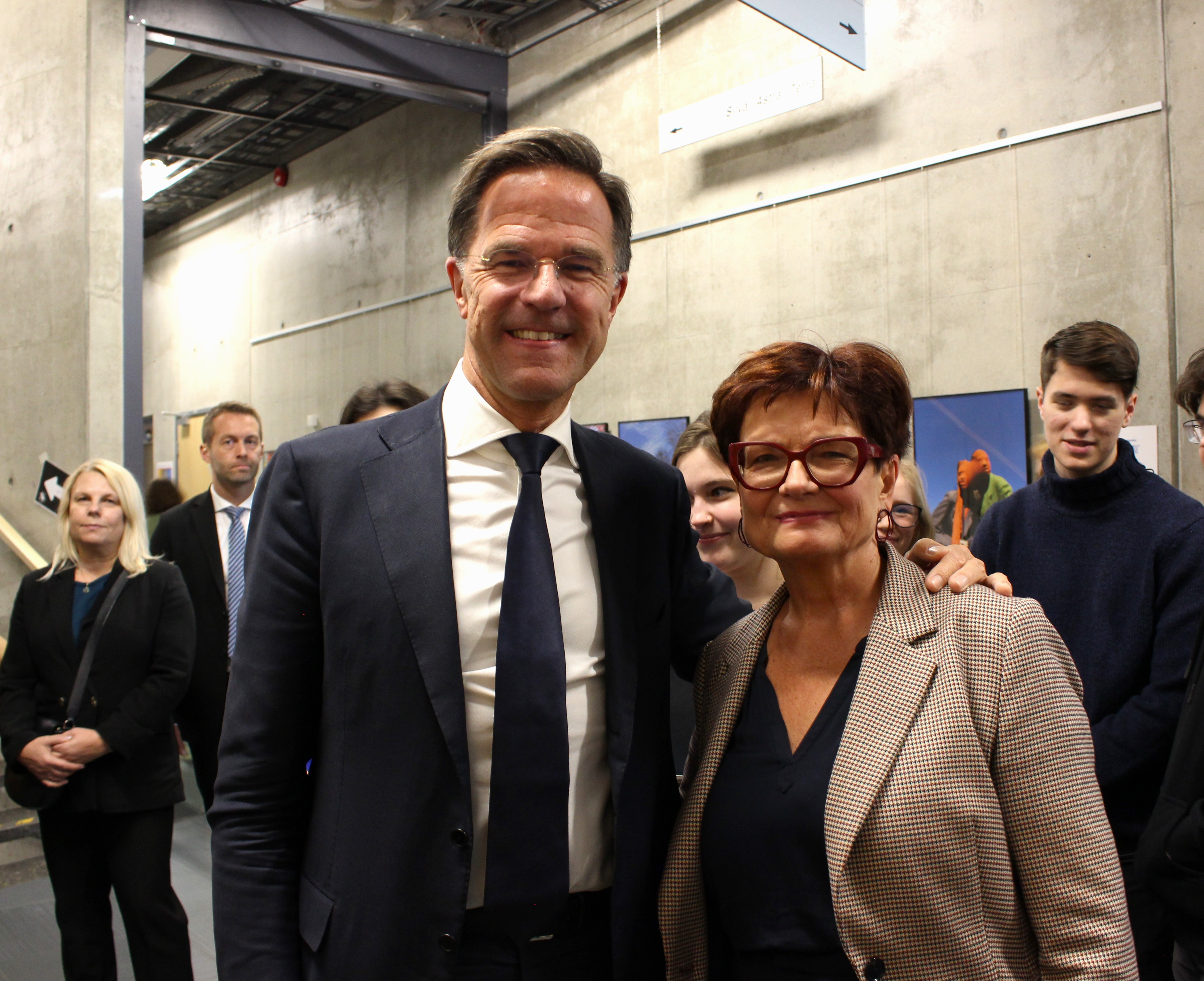Mark Rutte ja Katrin Saks