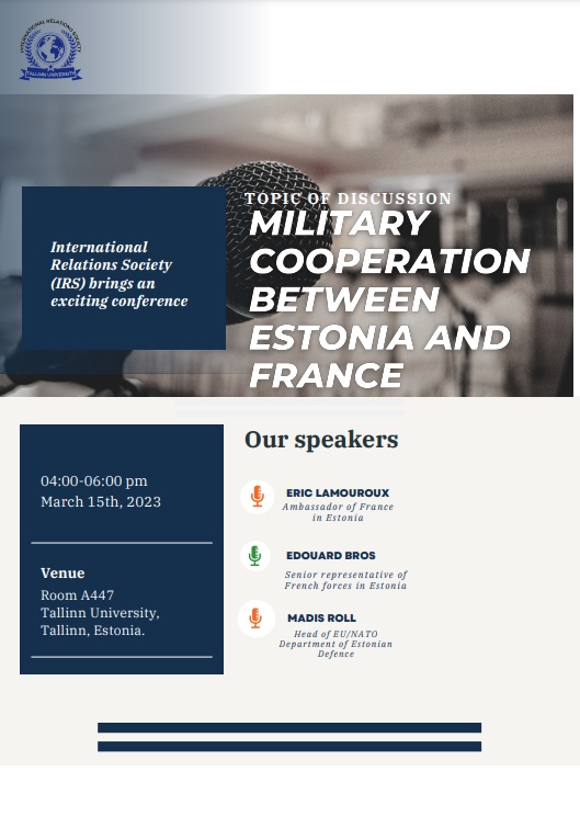 IRS: Military cooperation between Estonia and France