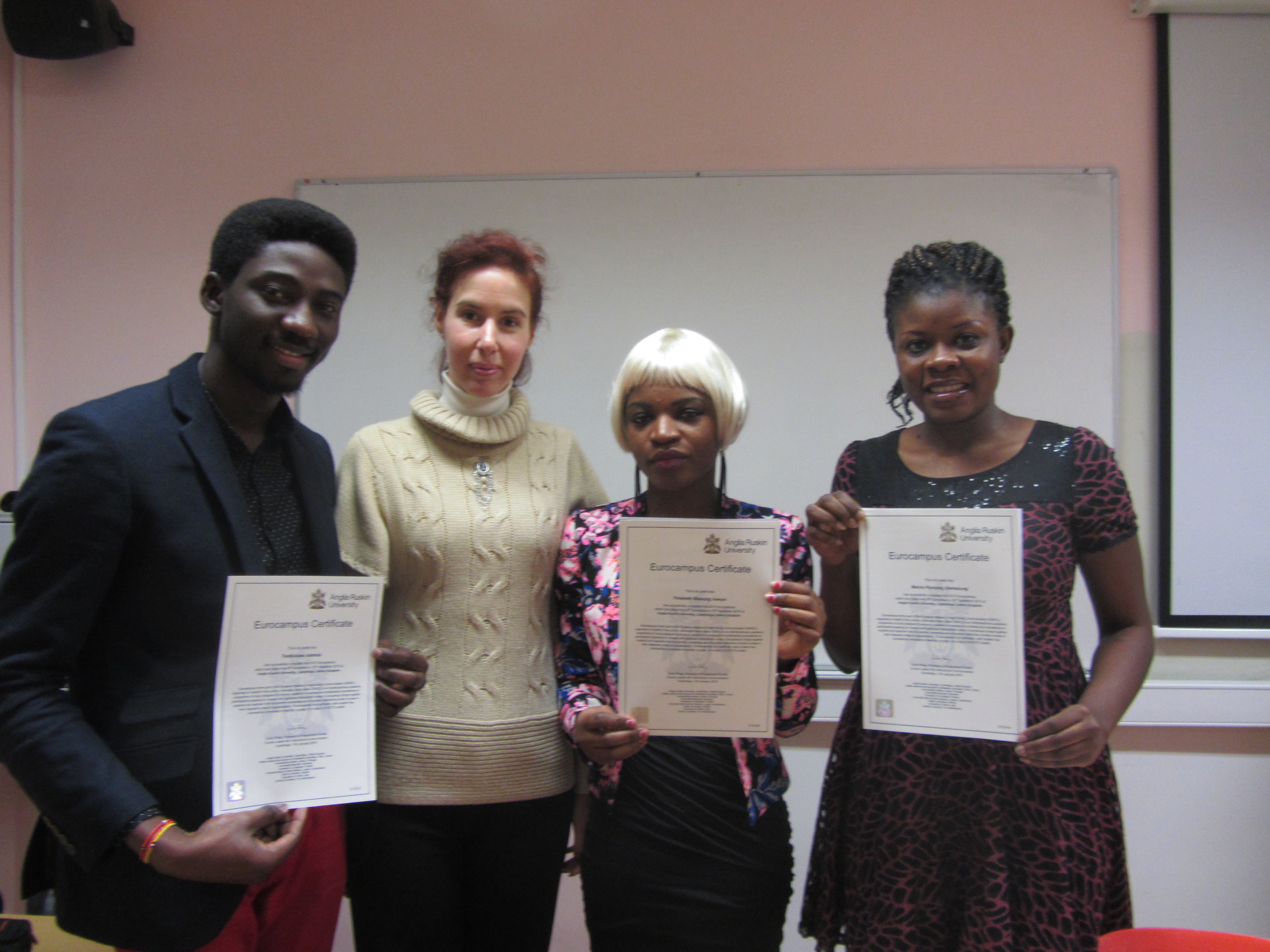 2015 EMICC graduates with Anastassia Zabrodskaja