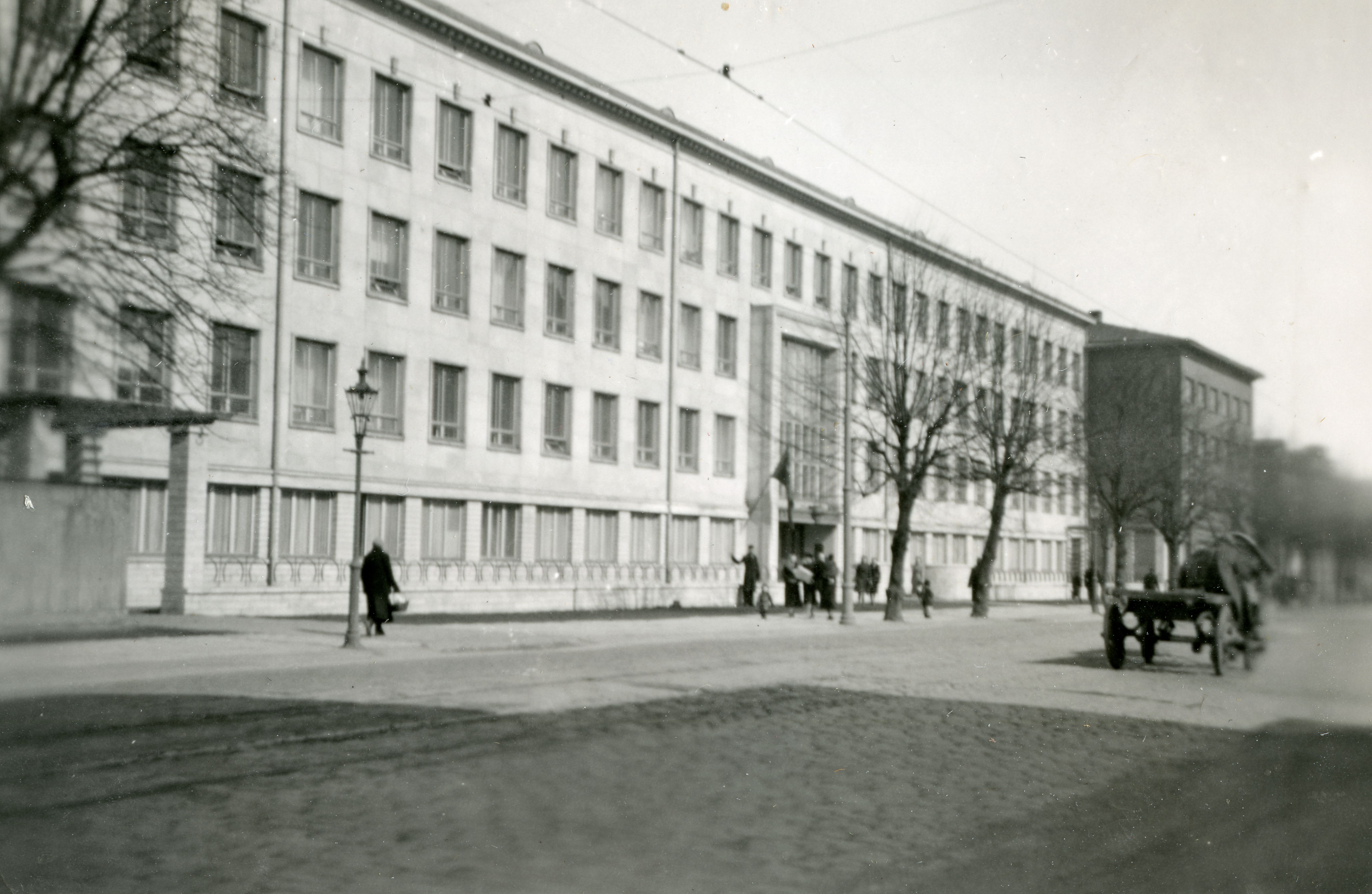 Tallinna Õpetajate Seminari uus hoone Narva mnt 25, 1940