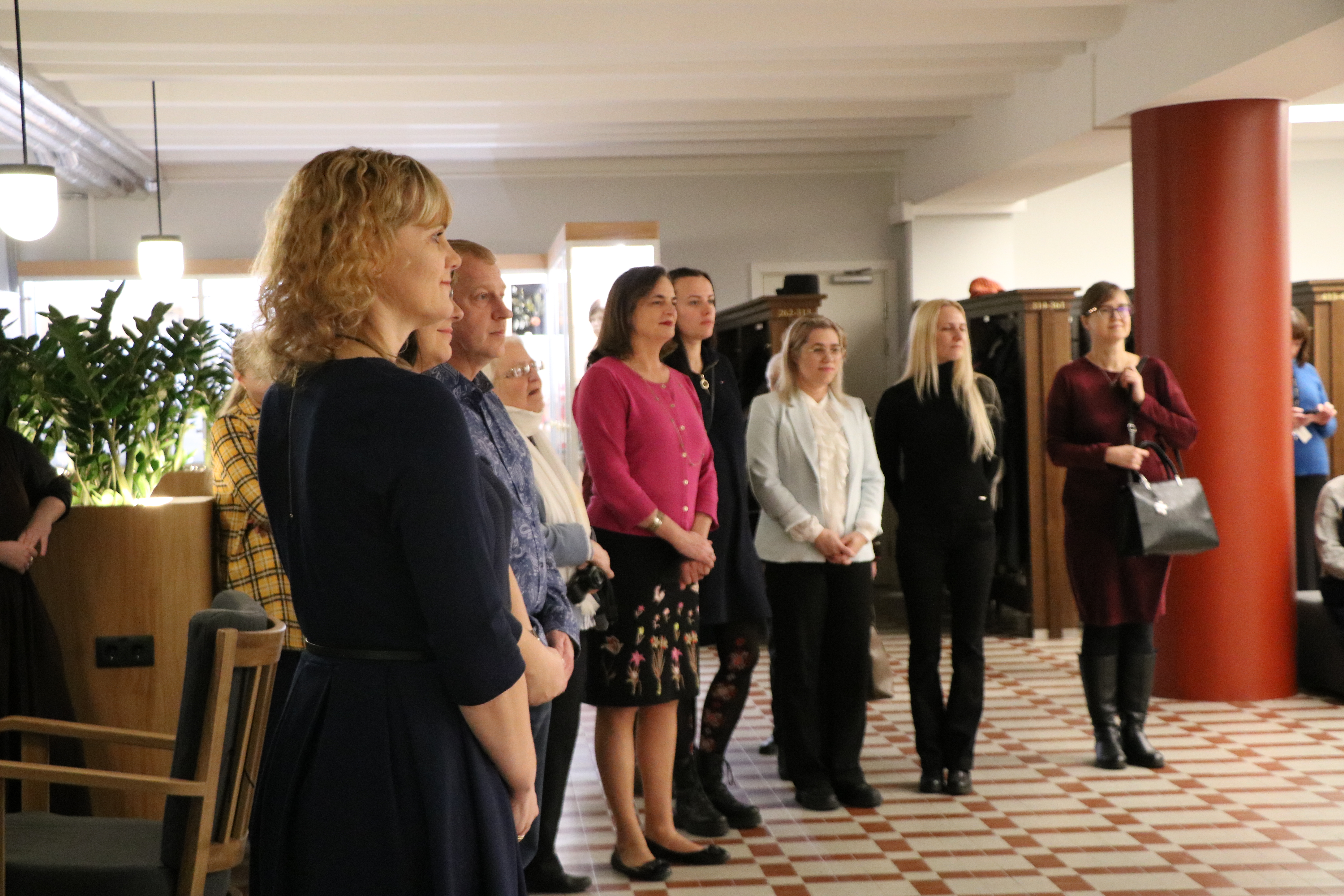 Pilt näituse avamiselt, 21.11.2024