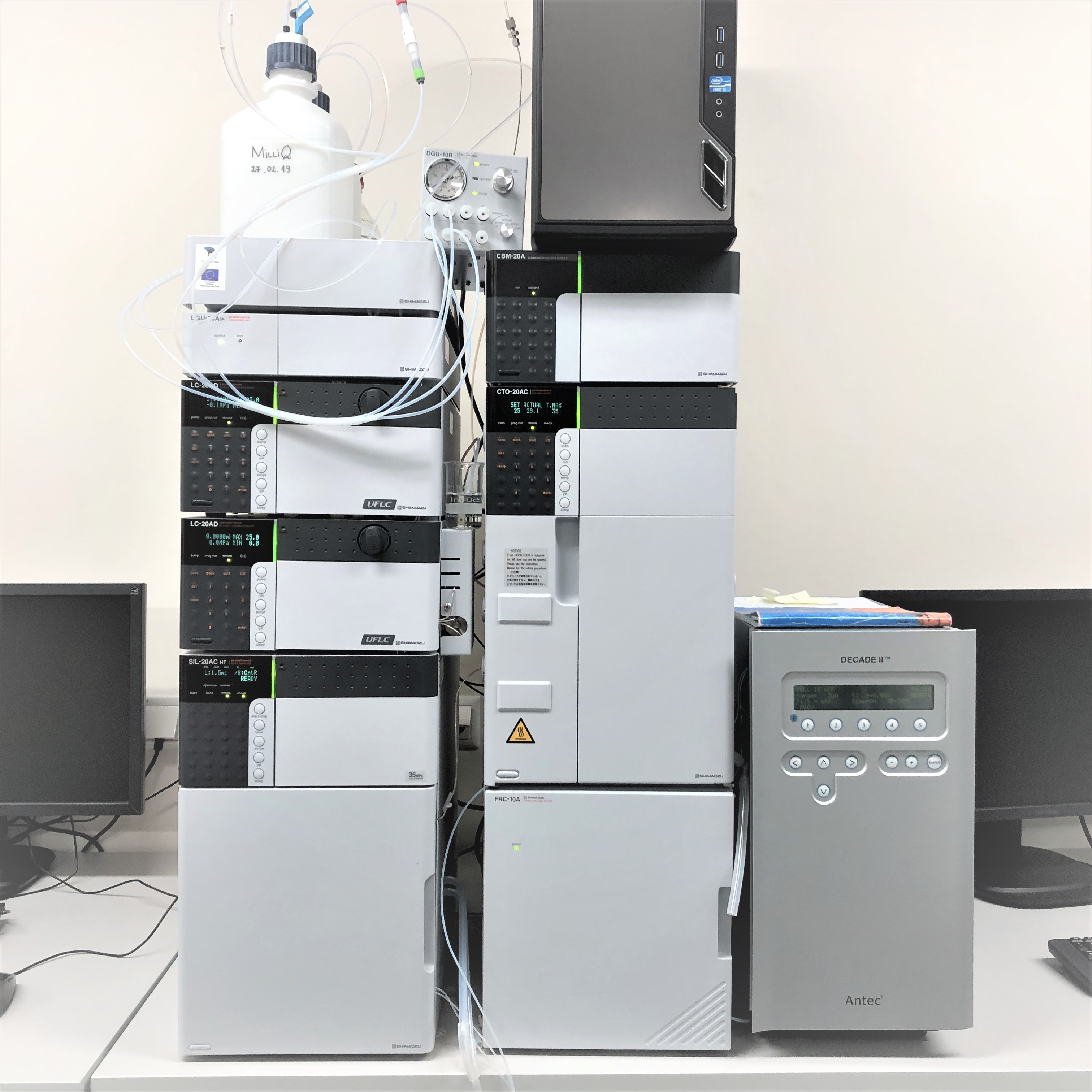 Shimadzu High Performance Liquid Chromatography System (HPLC)