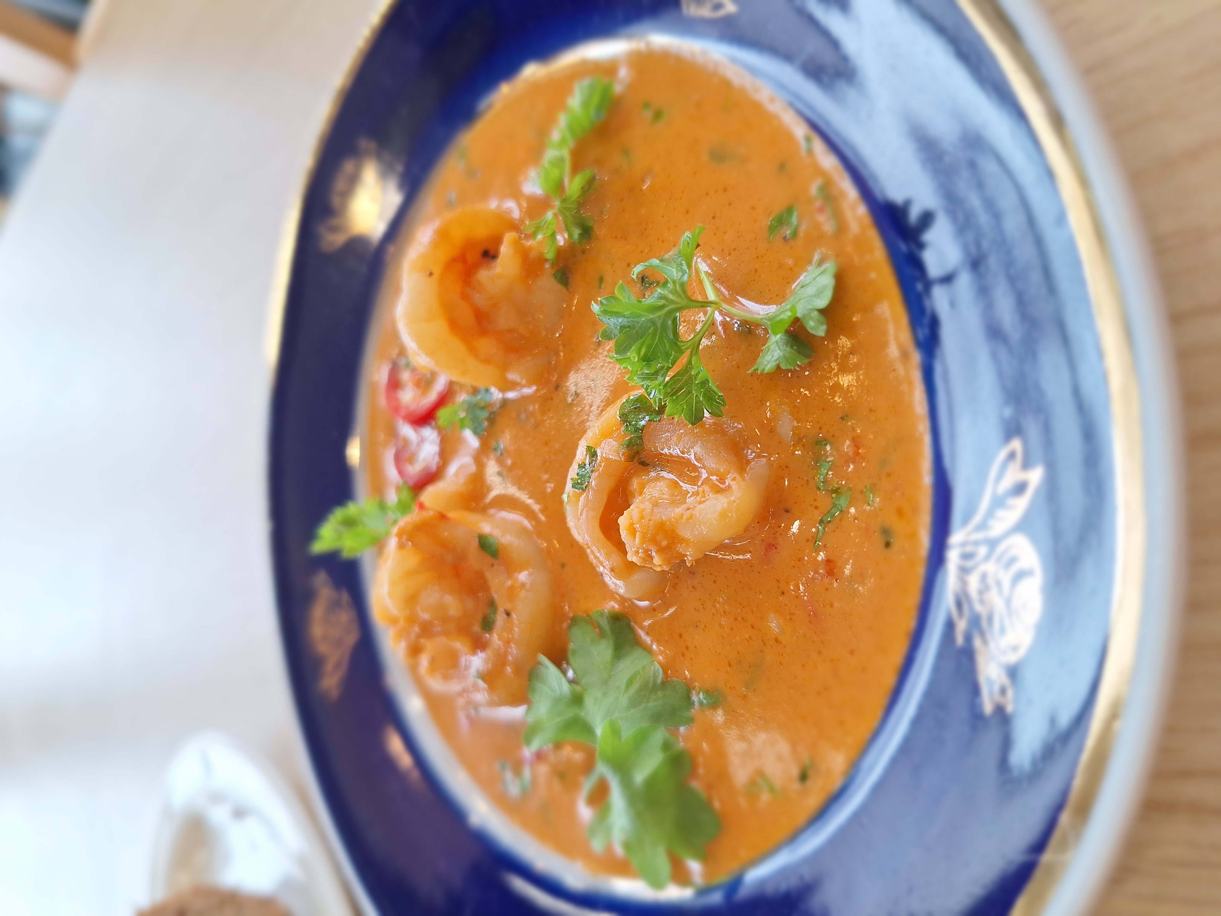 valminud roog krevetiga