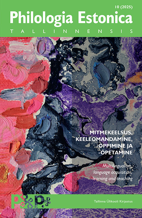 Philologia Estonica Tallinnensis 10