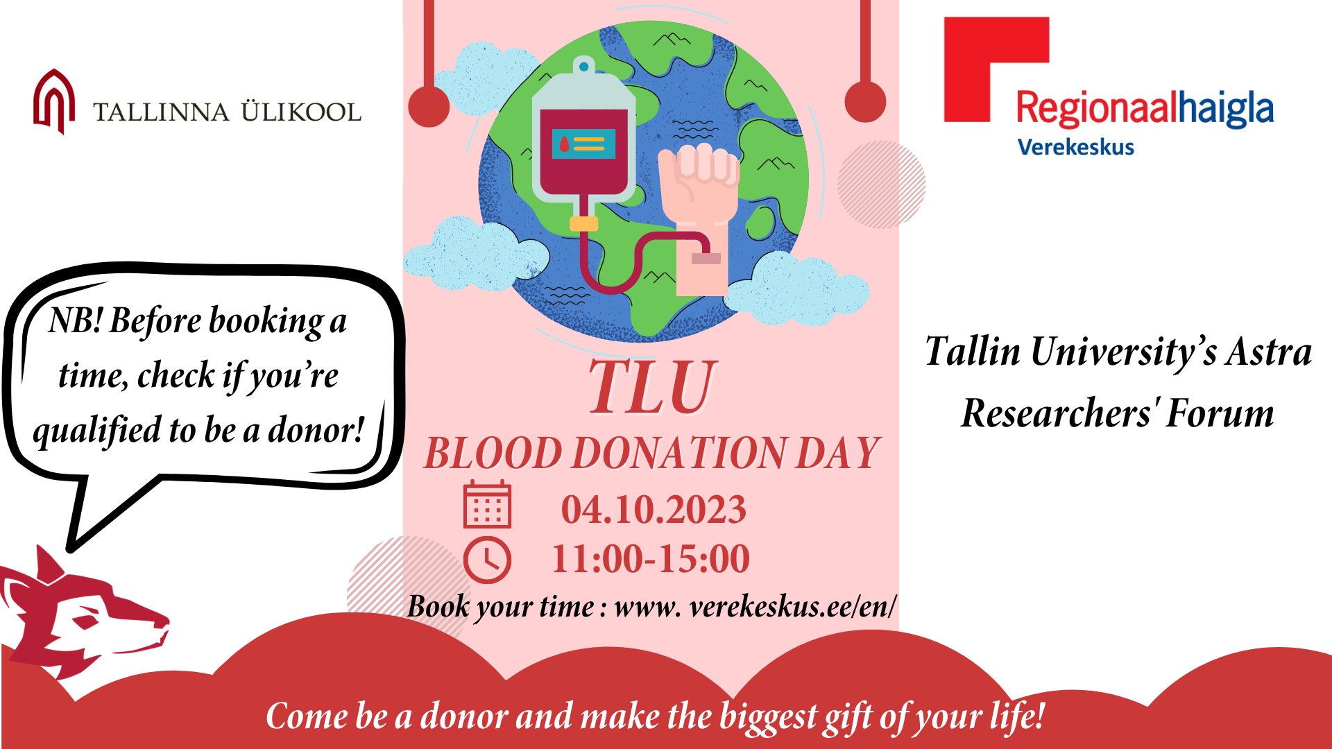 Donor day banner