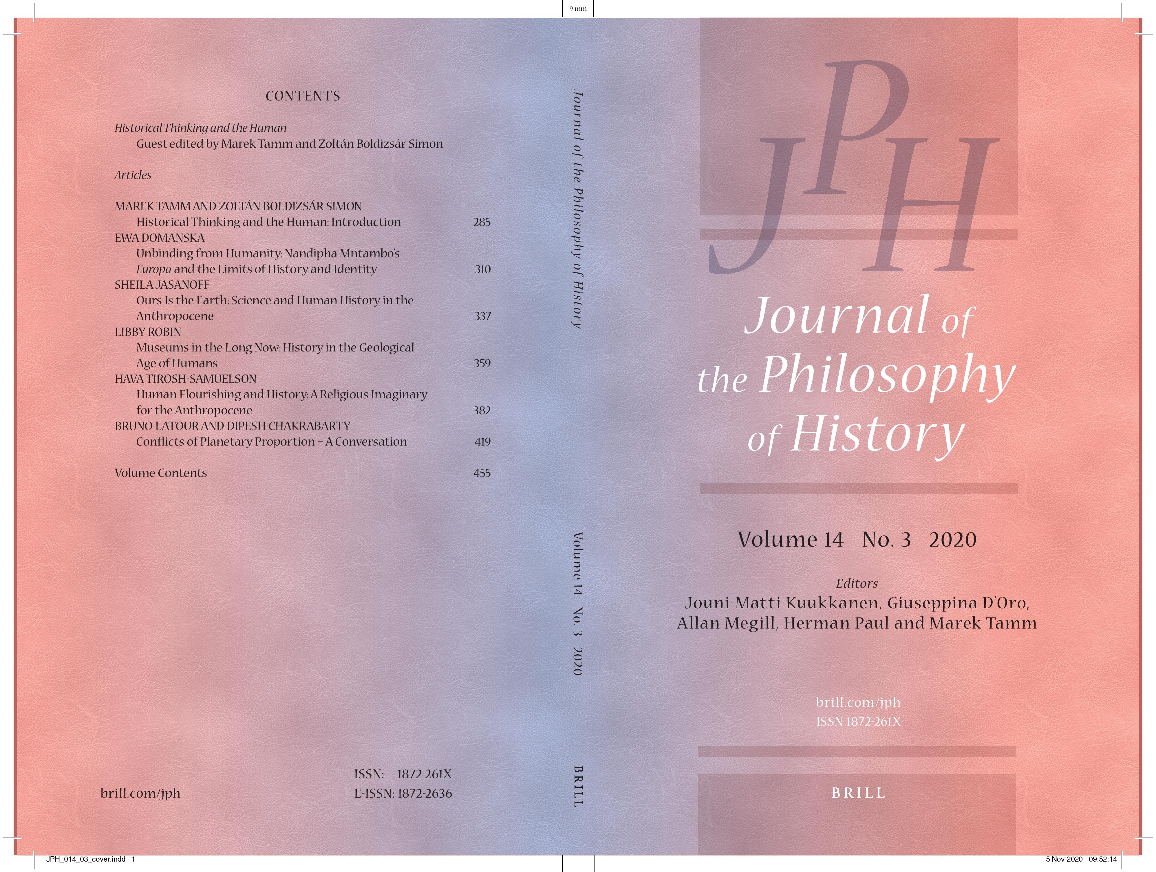 Journal of the philosophy of history