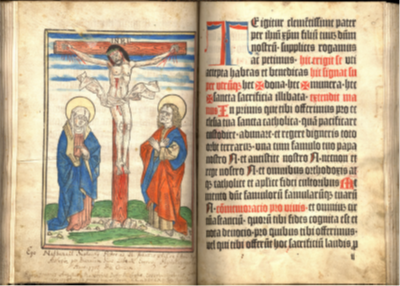 Missale Viburgense. Lübeck, 1500. Teadaolevalt maailma ainueksemplar. LUAB