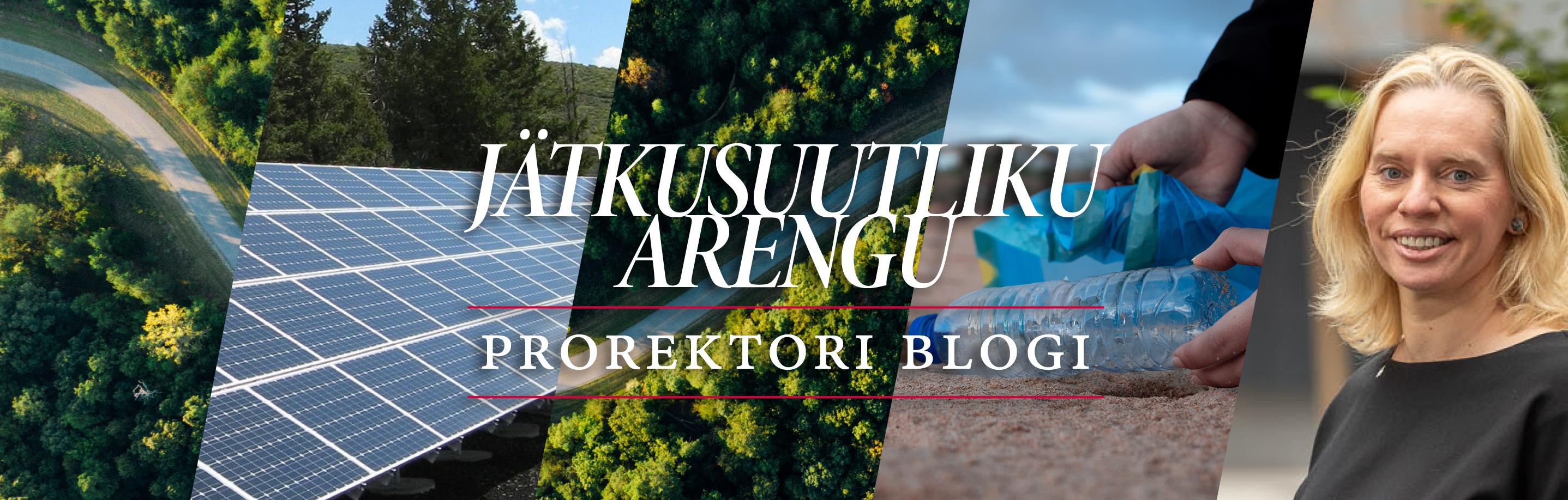 Jätkusuutliku arengu prorektori blogi