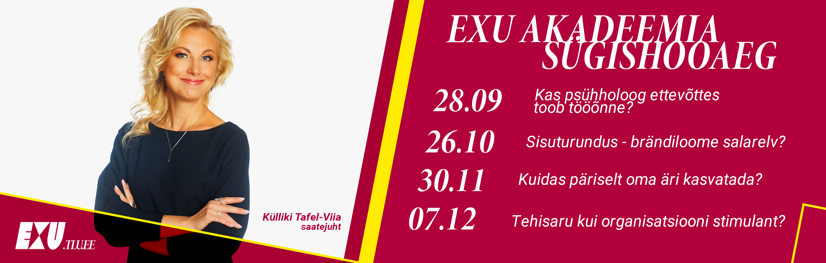 EXU Akadeemia sügishooaeg 2023