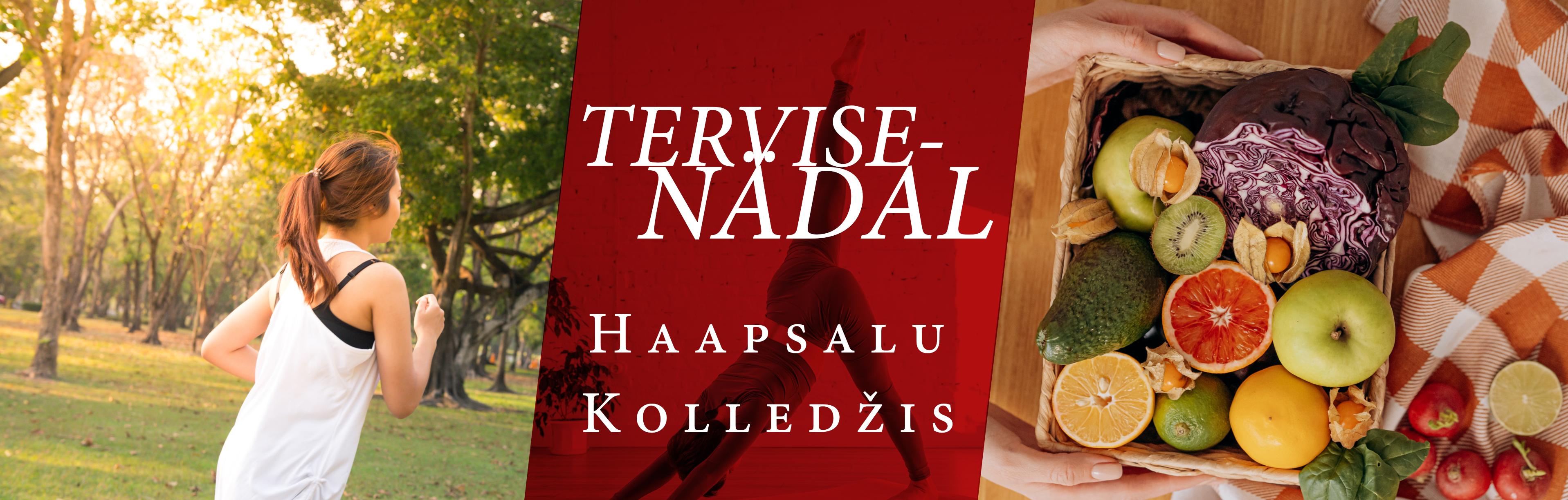 Haapsalu kolledži tervisenädala reklaam