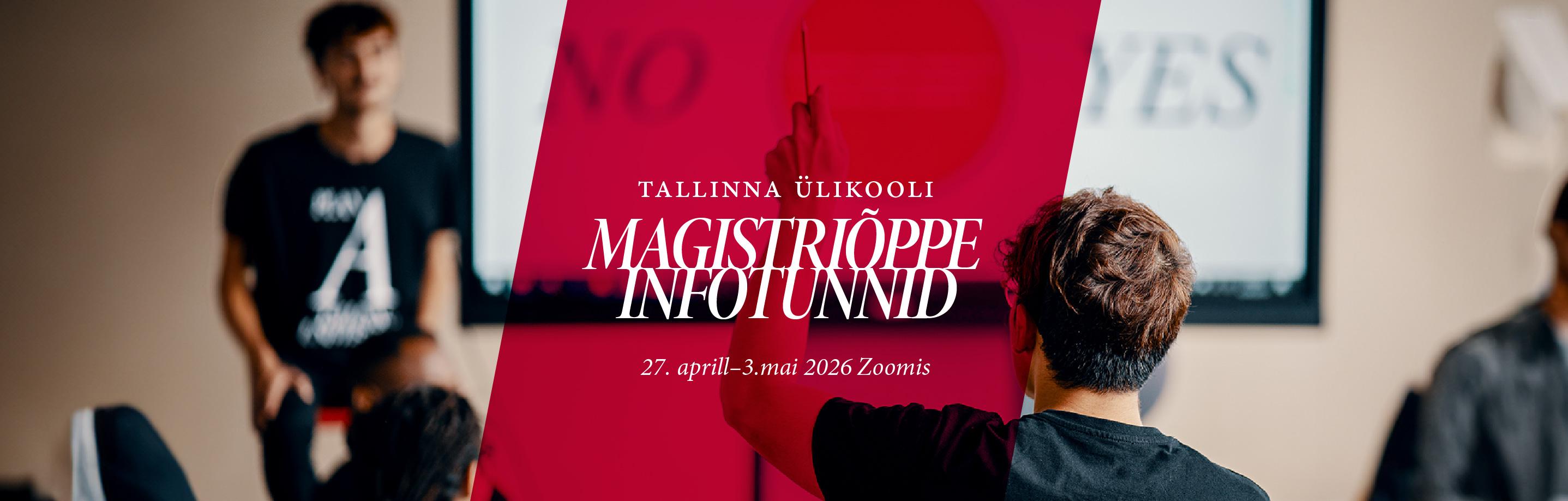 Magistriõppe infotunnid 2026