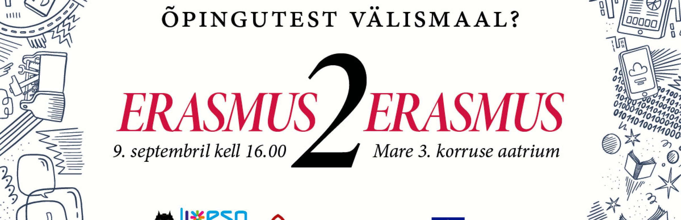 Erasmus2Erasmus ürituse plakat