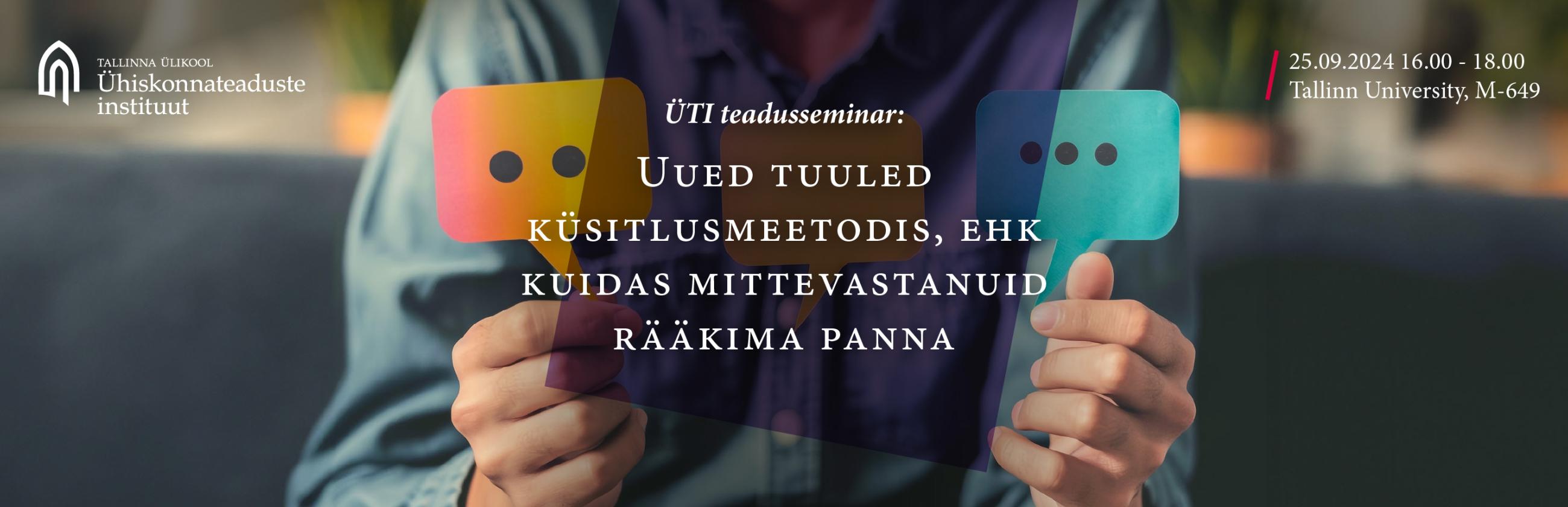 25.09 ÜTI teadusseminar
