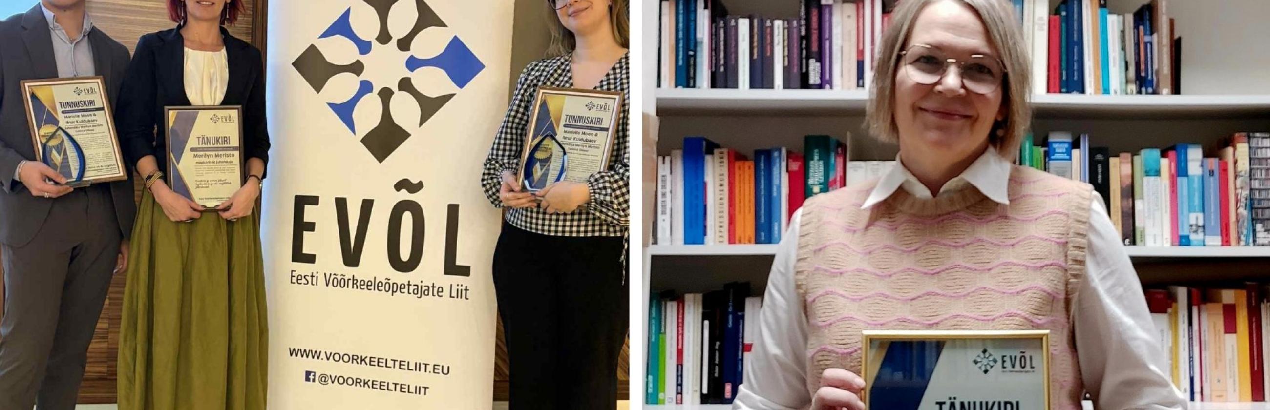 Eesti Võõrkeeleõpetajate Liidu tunnustus