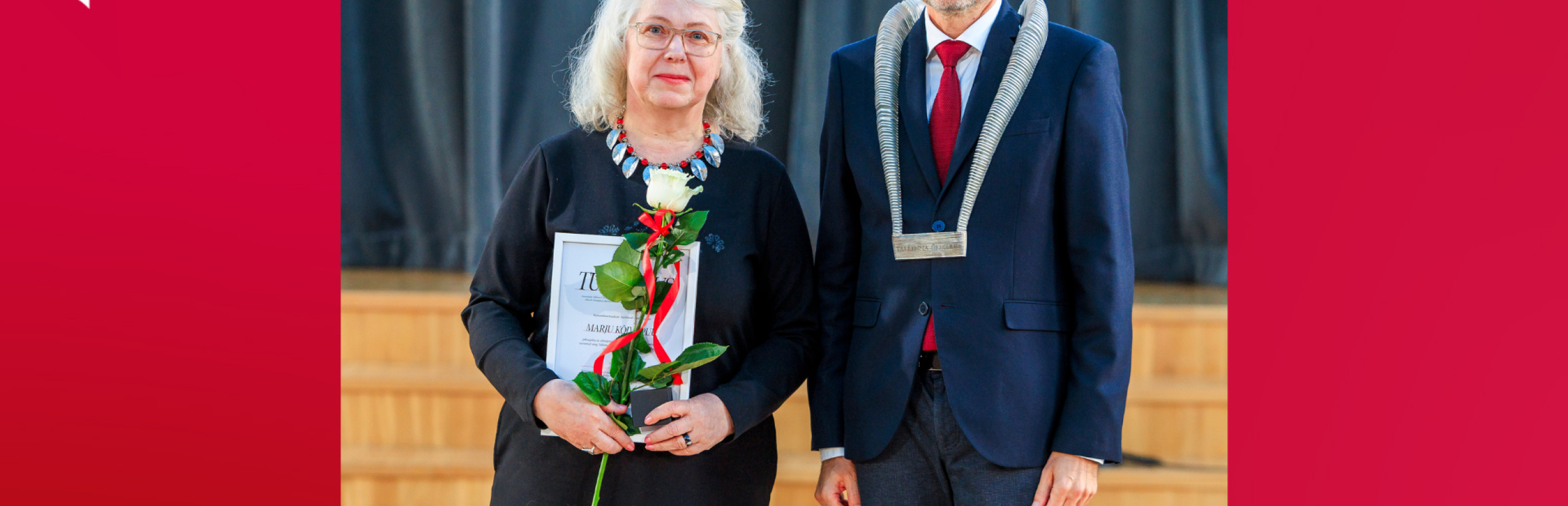Marju Kõivupuu pälvis Tallinna Ülikooli teenetemärgi