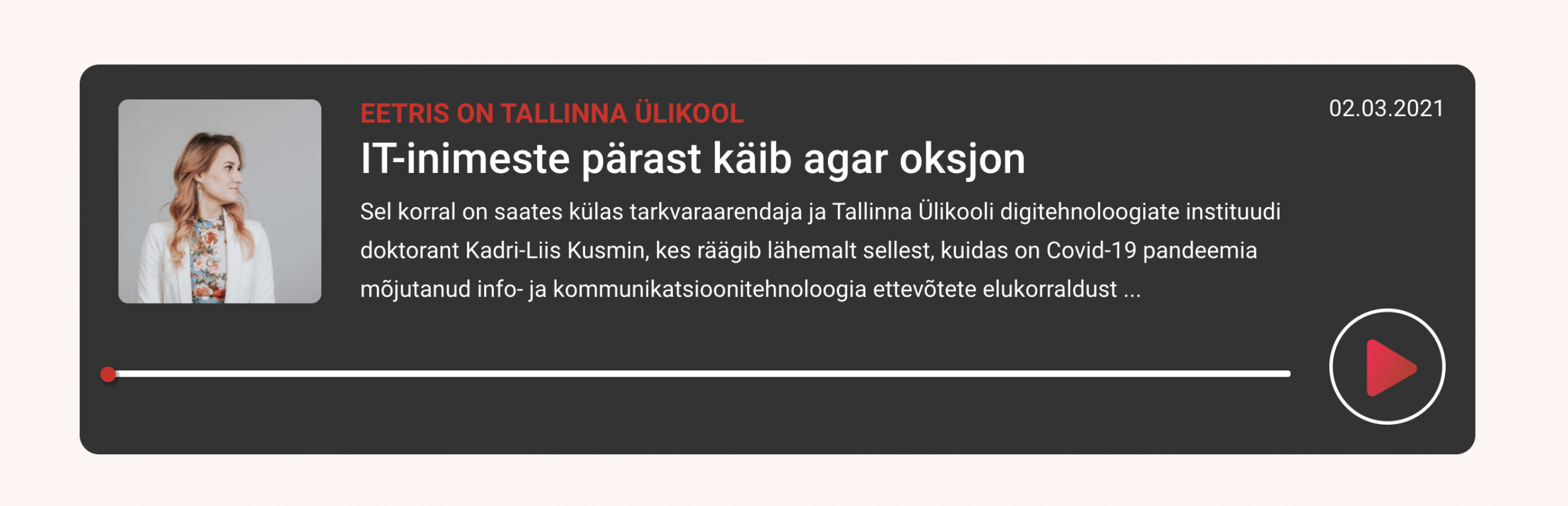 tarkvaraarendus tallinna ülikoolis