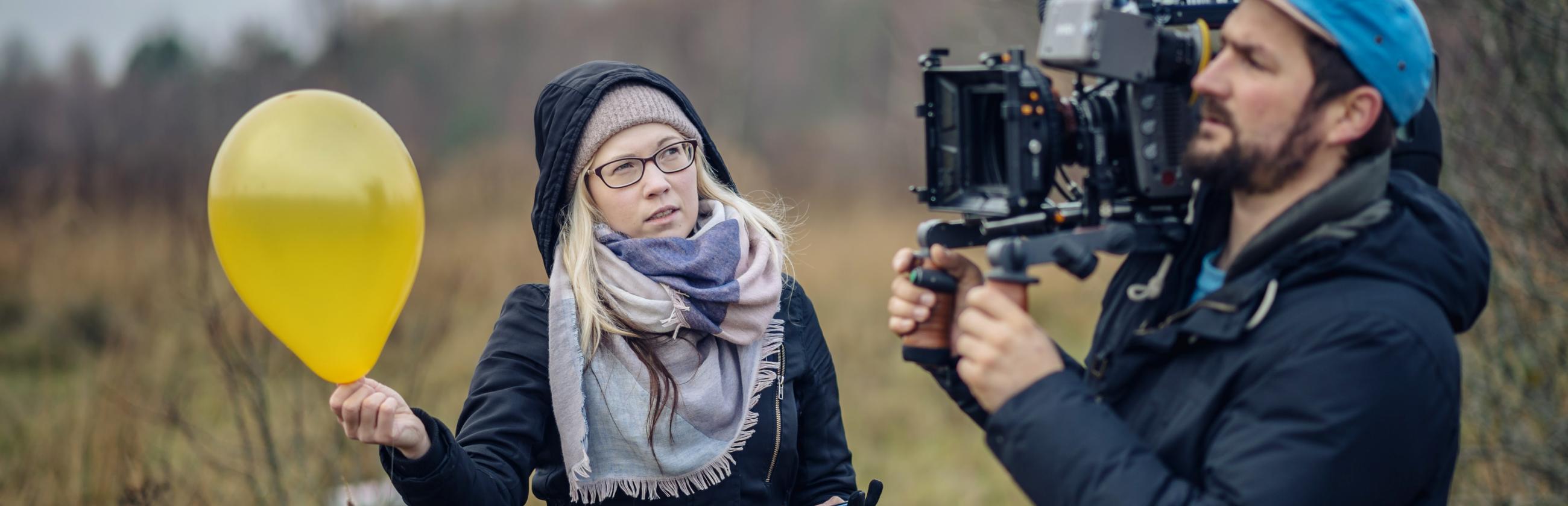 Pille Kannimäe võtteplatsil