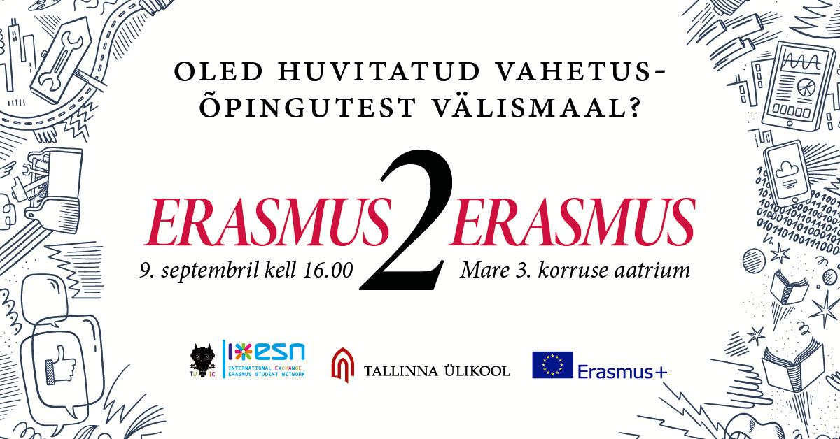 Erasmus2Erasmus ürituse plakat