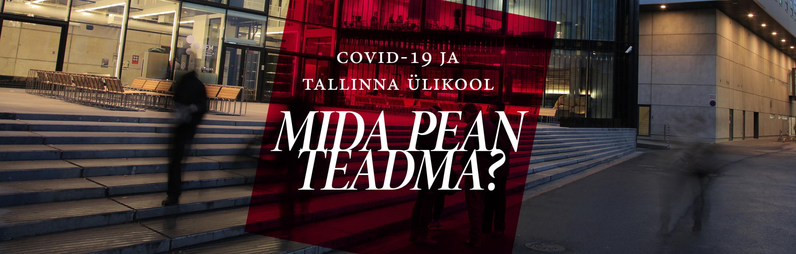 COVID-19 ja Tallinna Ülikool