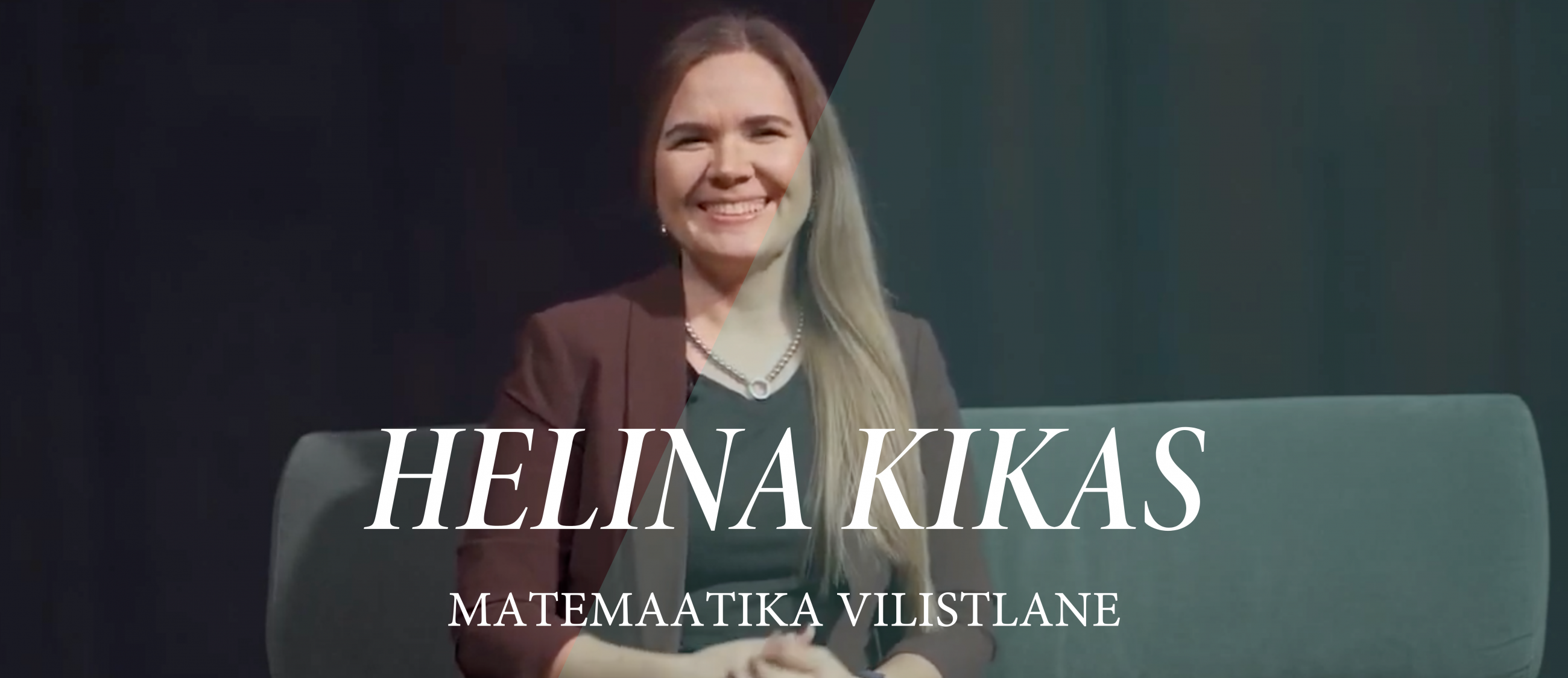 Helina Kikas naeratamas