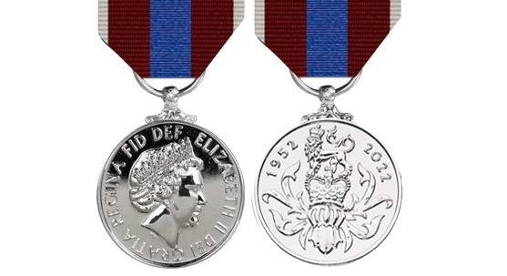 The 2022 Platinum Jubilee Miniature Medal