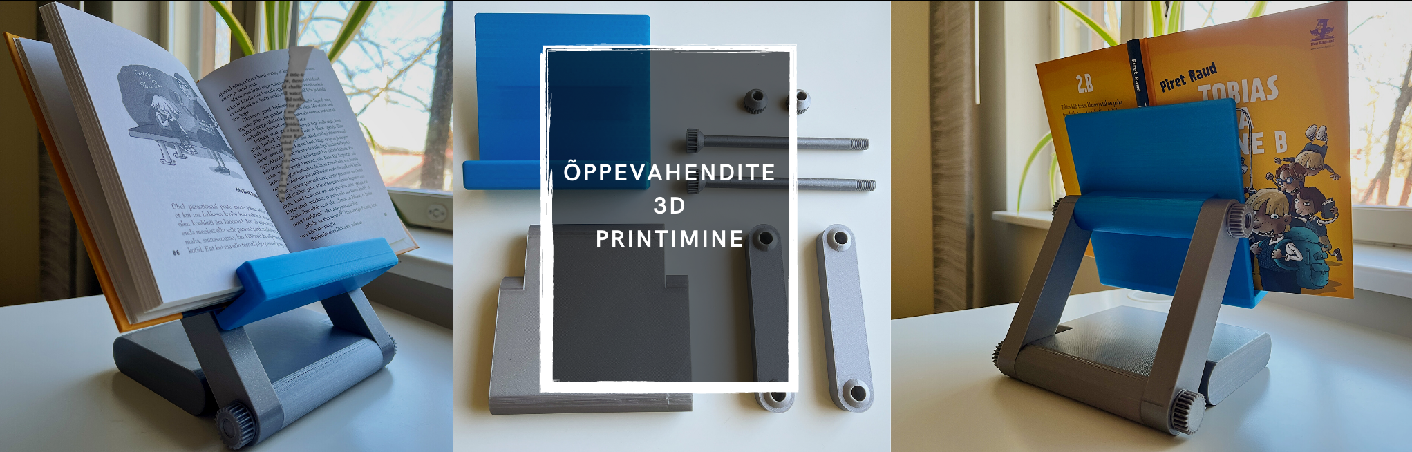 õppevahendite 3D printimine bänner