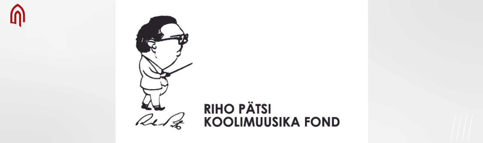 Riho Pätsi Koolimuusika Fondi logo