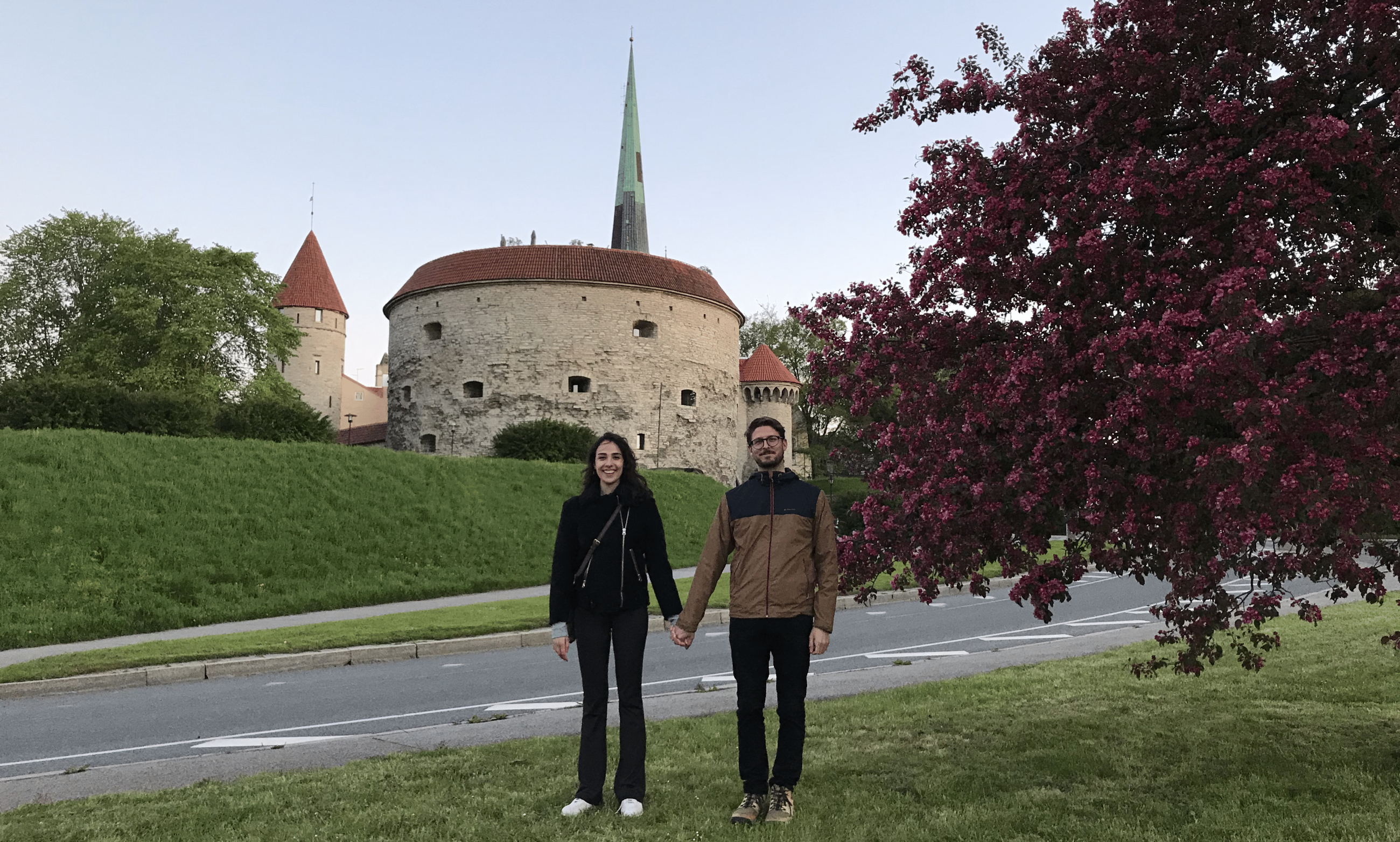 Sedef and Iari in Tallinn
