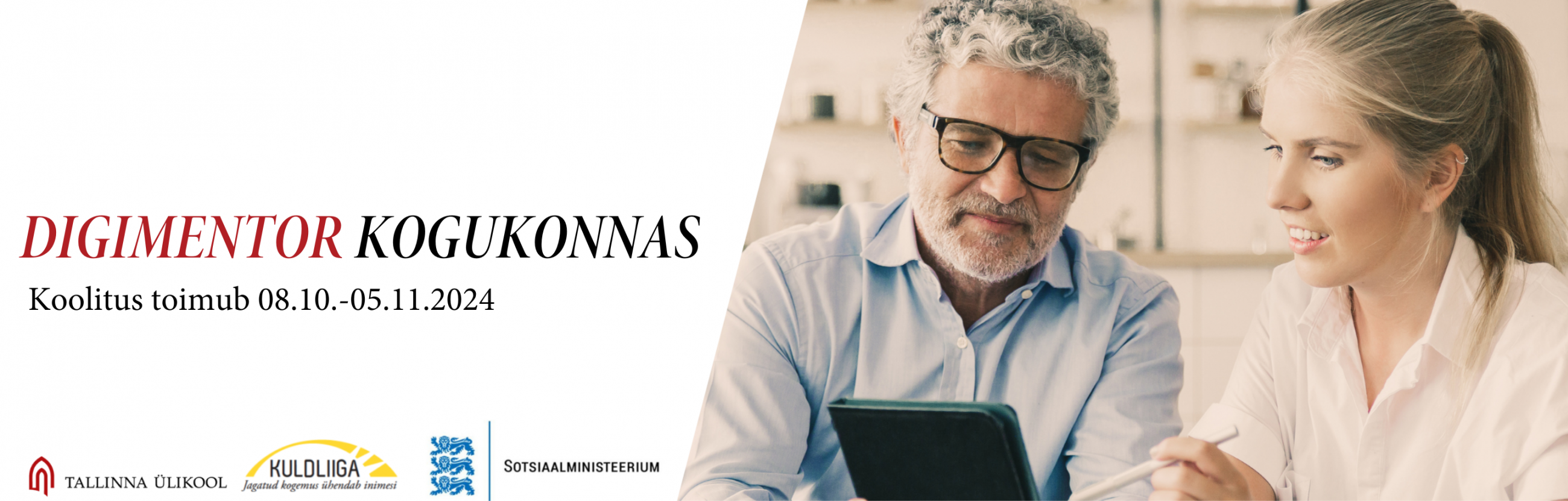 noor digimentor abistab vanemat inimest