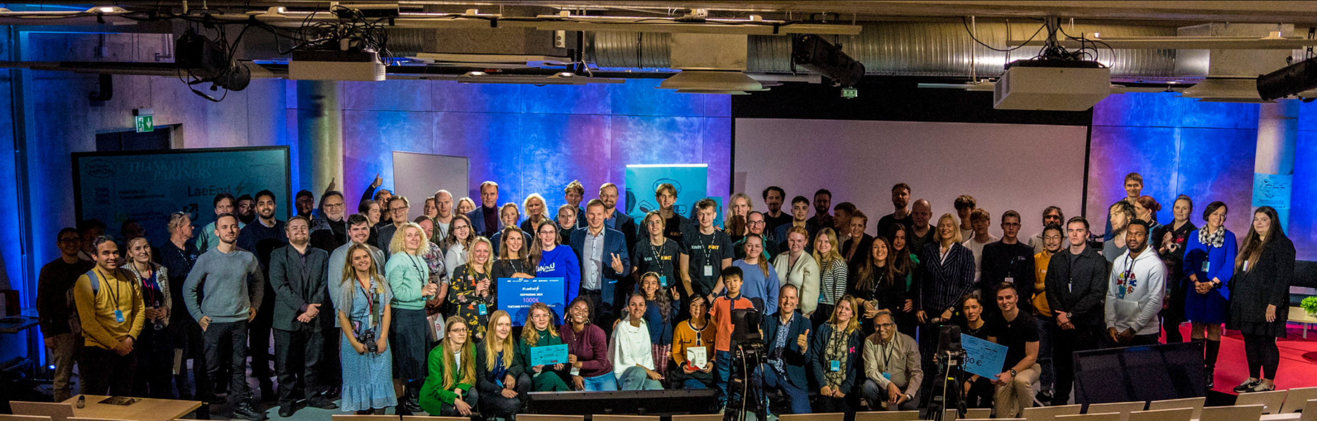 Pildil EdTech Hack 2023 osalejad. Foto: Piret Räni Pildil EdTech Hack 2023 osalejad