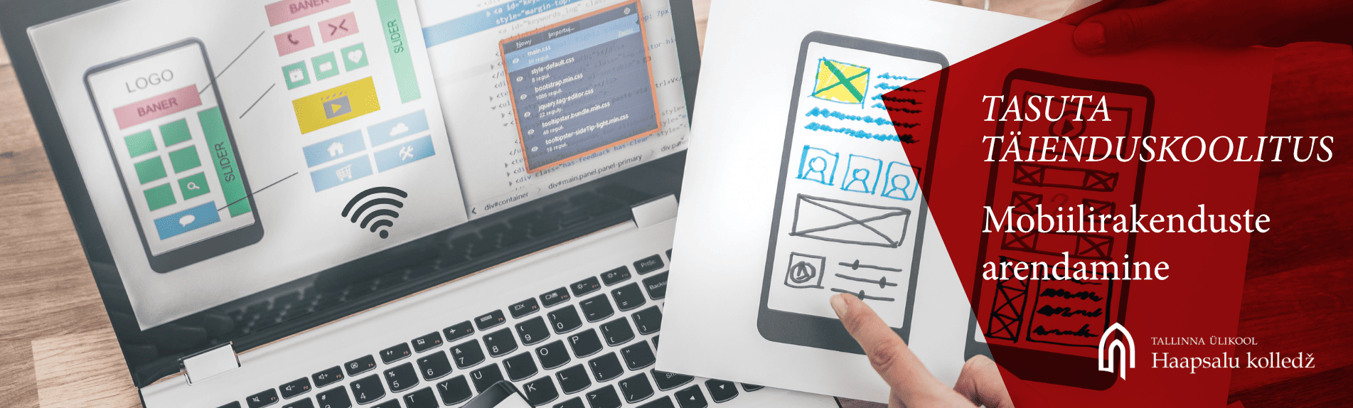 arvtui ja paberprototüüp ühest mobiilirakendusest