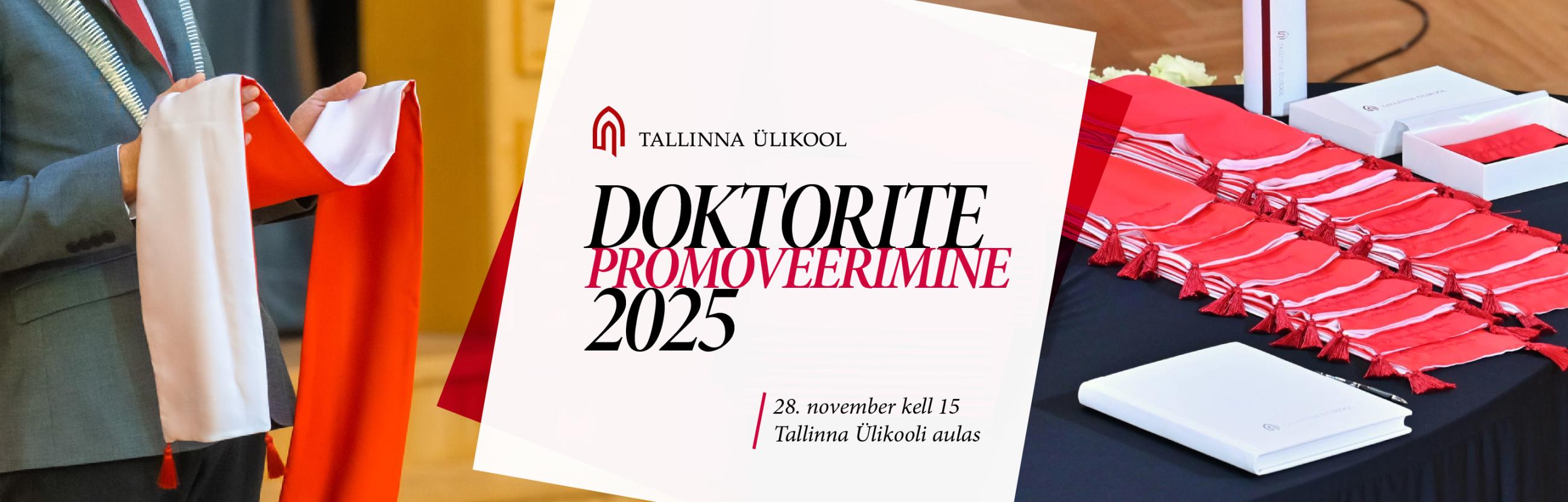 Doktorite promoveerimine 2025 bänner