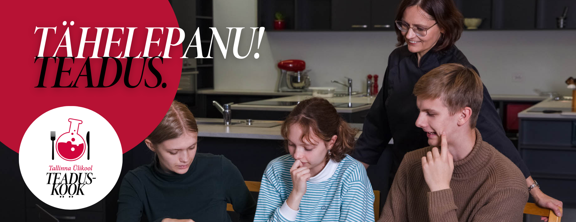 õpilased ja teadlane