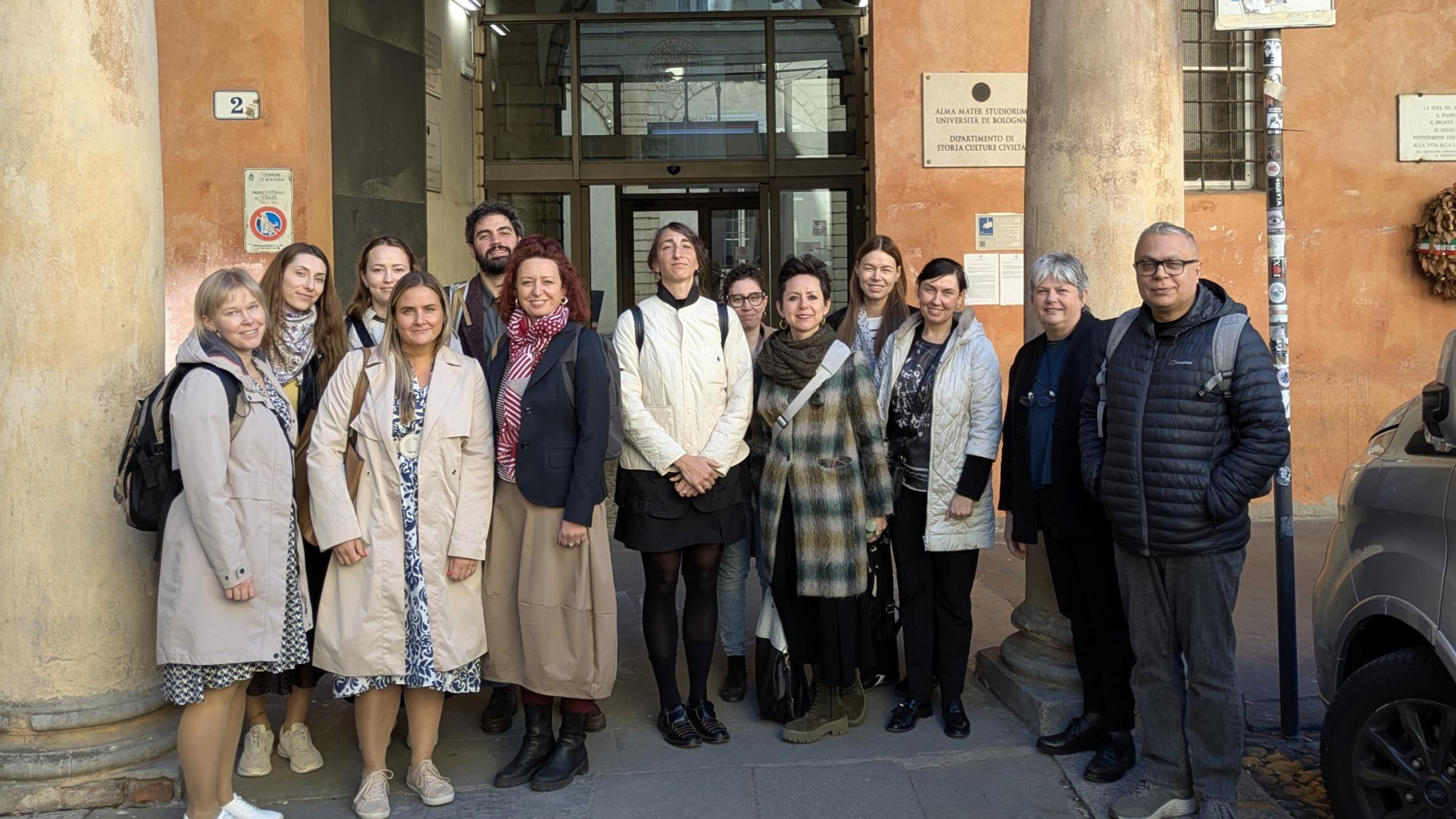 Tallinna Ülikooli projektide toe tiim Erasmus+ õppekäigul Bologna Ülikoolis