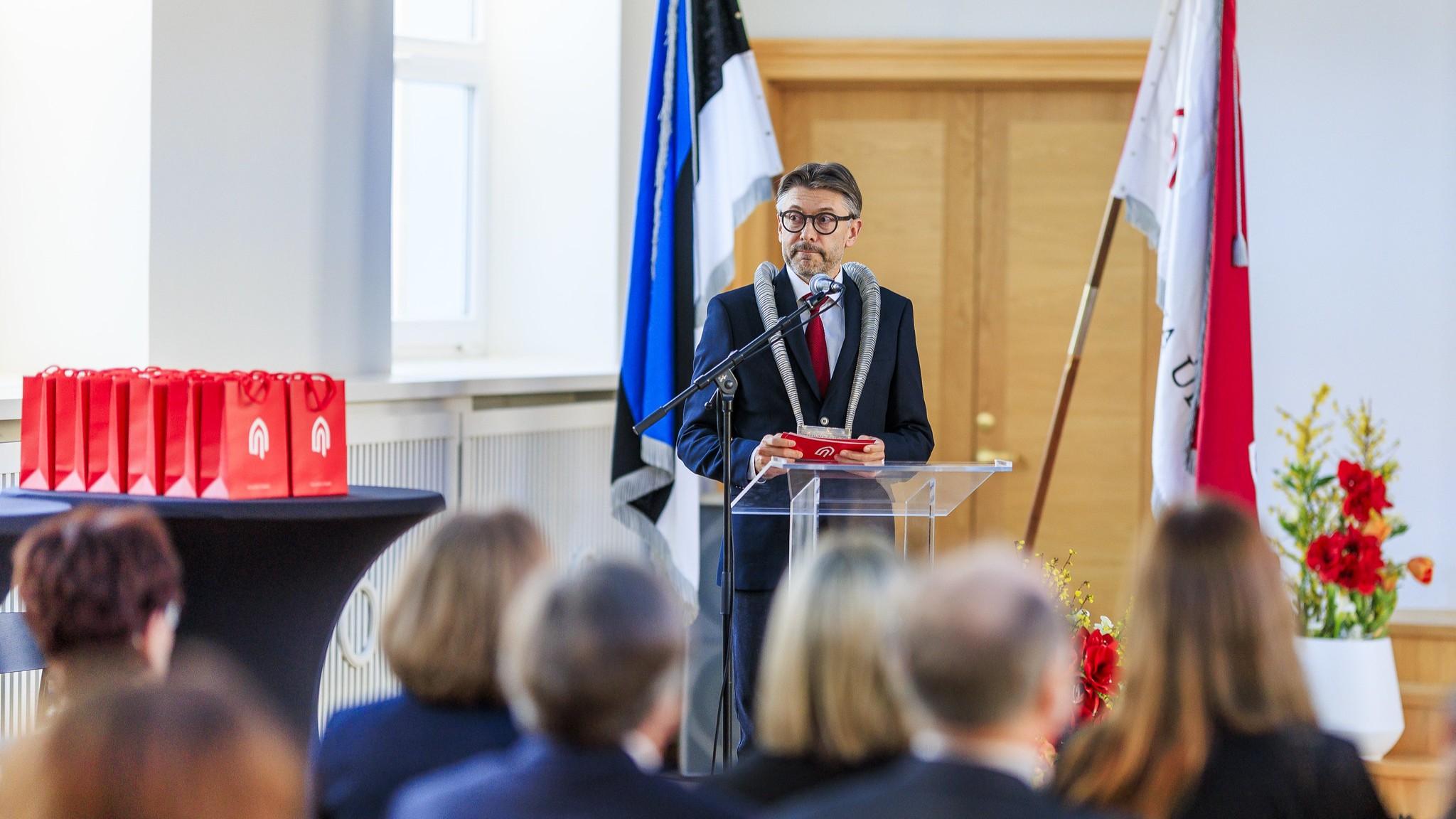 Tõnu Viik Tallinna Ülikooli 21. aastapäeva aktusel
