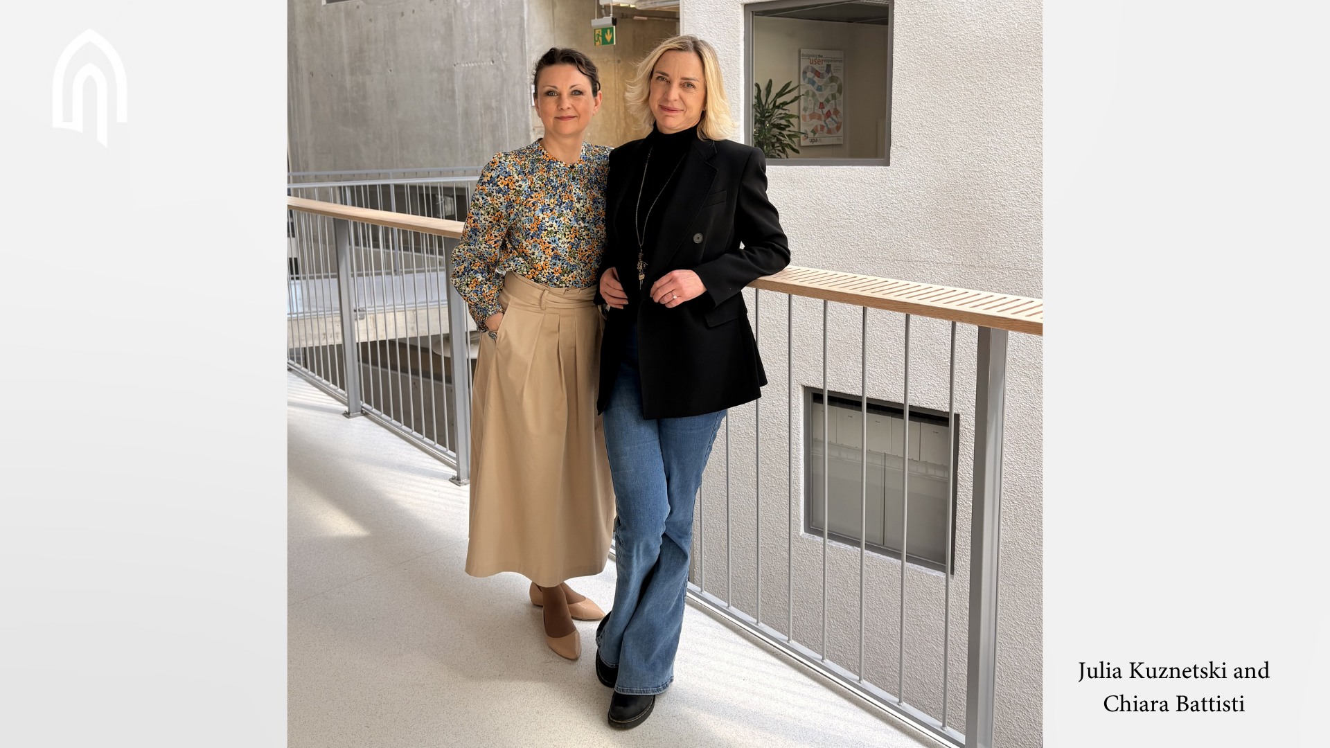 Julia Kuznetski and Chiara Battisti