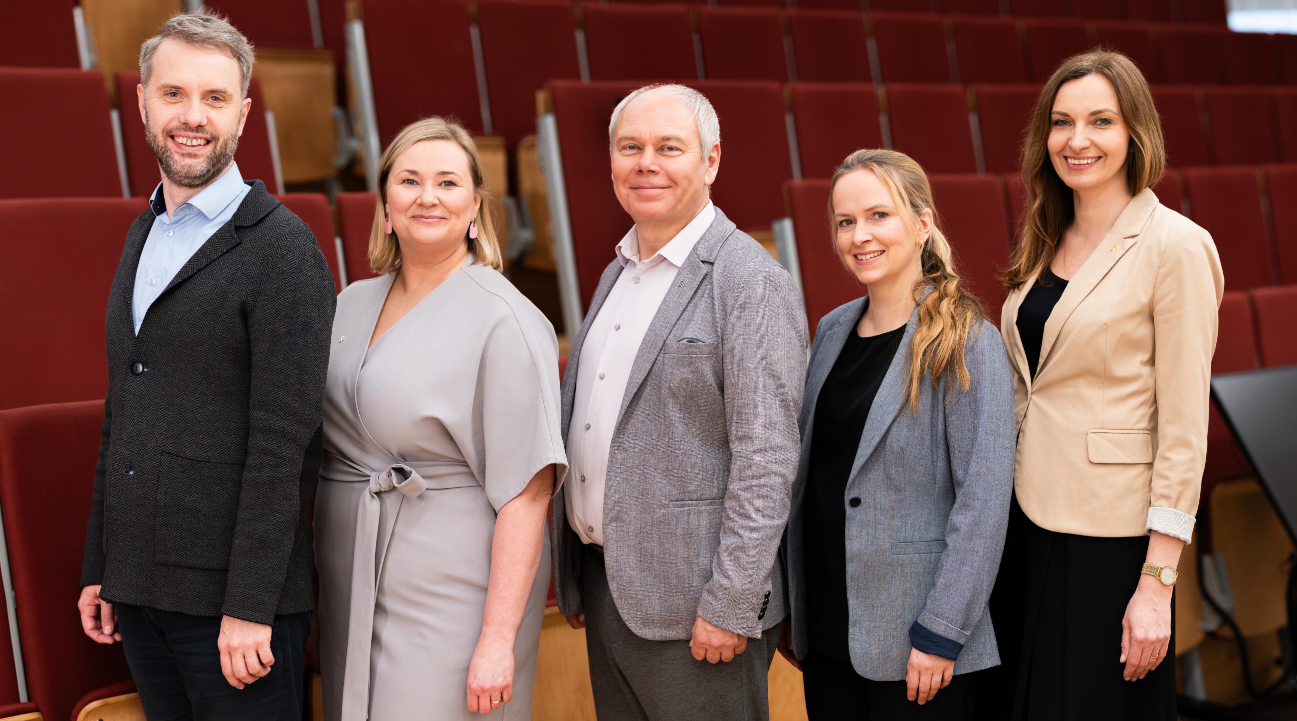 Uku Lember, Helen Joost, Priit Reiska, Tiina Pajuste, Kristi Vinter