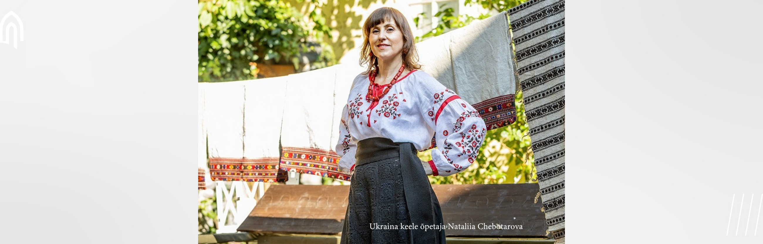 Ukraina keele õpetaja Nataliia Chebotarova